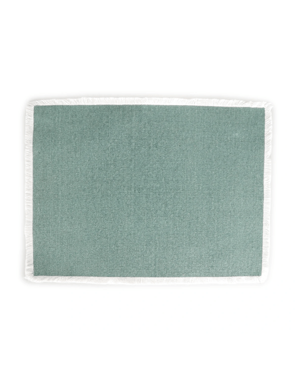 Sage Fringe Placemat