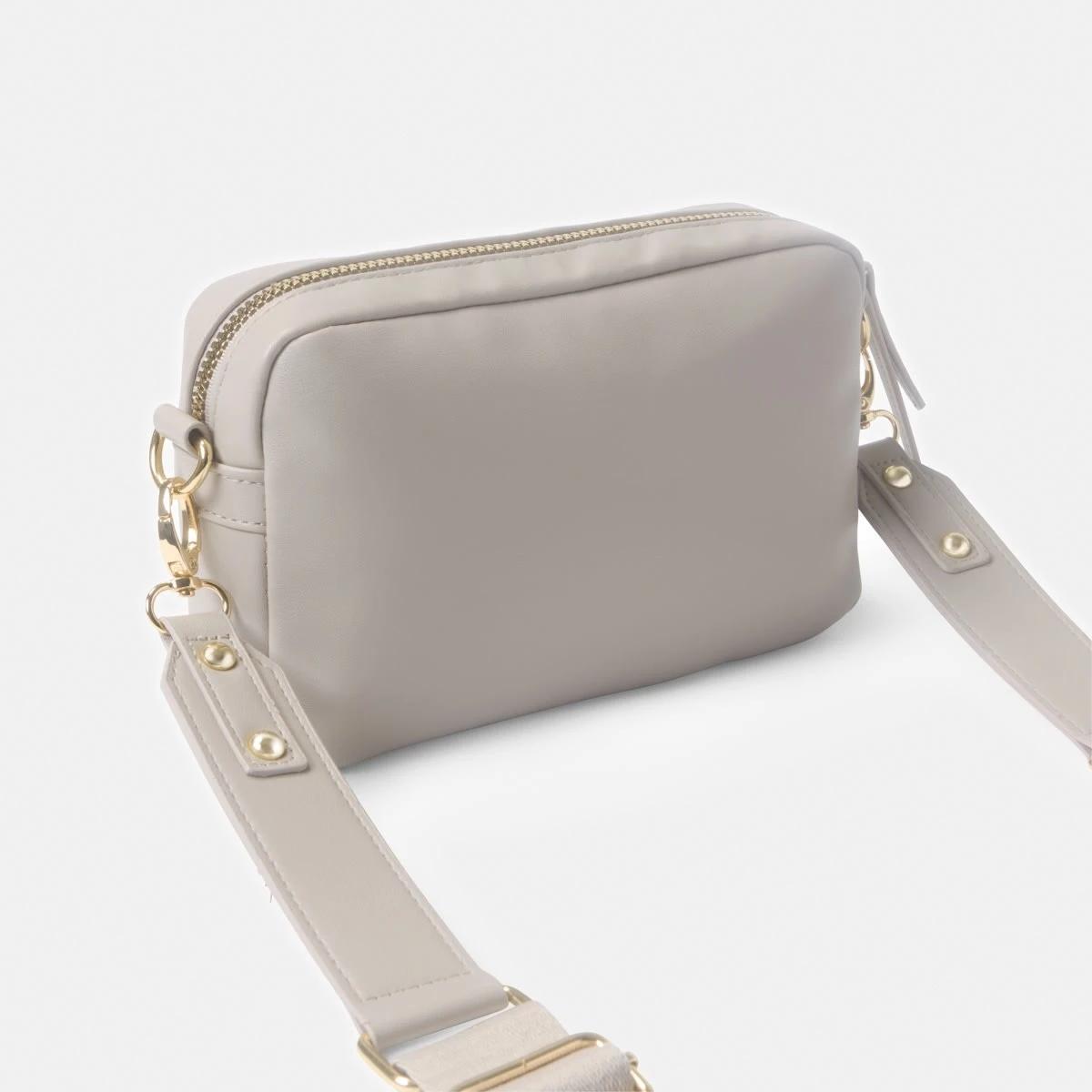 3 Quilted Crossbody Bag SMOKEY TAUPE, 3 of 5