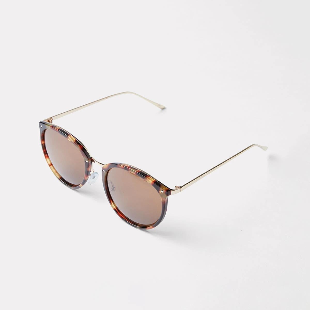 2 Thin Frame Cat Eye Sunglasses Tort, 2 of 7