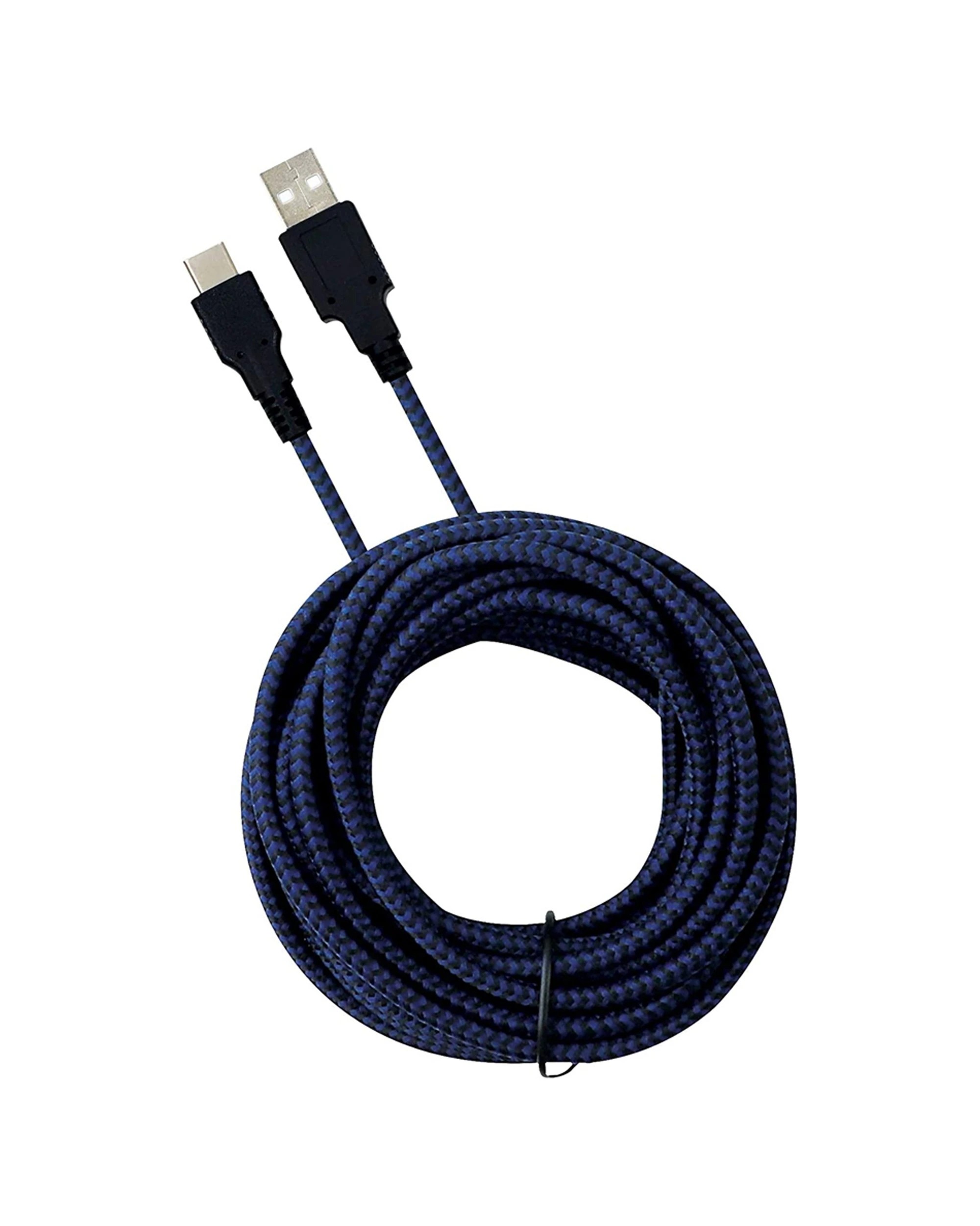 3 3RD EARTH PS5 5m Braided Charging Cable PS5 Charging Cable - USB Powered - Multi, 3 of 3