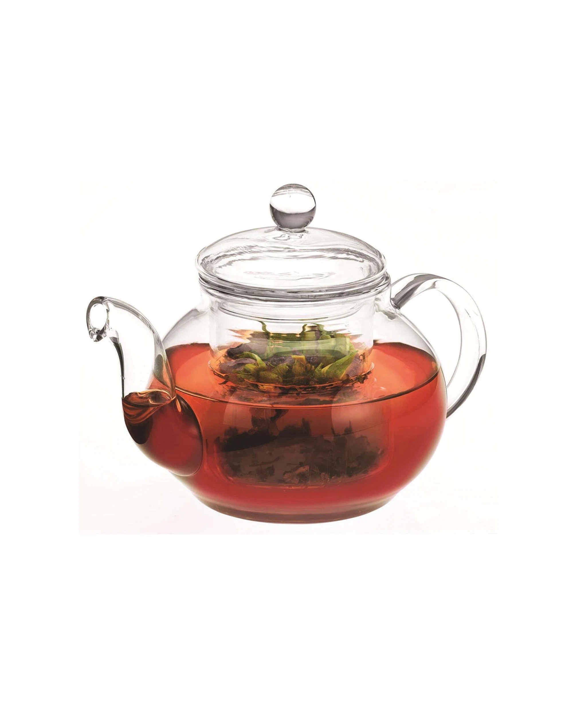 1 Avanti Eden Glass Teapot With Infuser 350ml Borosilicate Single-serve With Lid - Clear, 1 of 1