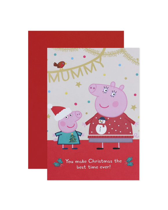 Hallmark Christmas Card - Peppa Pig