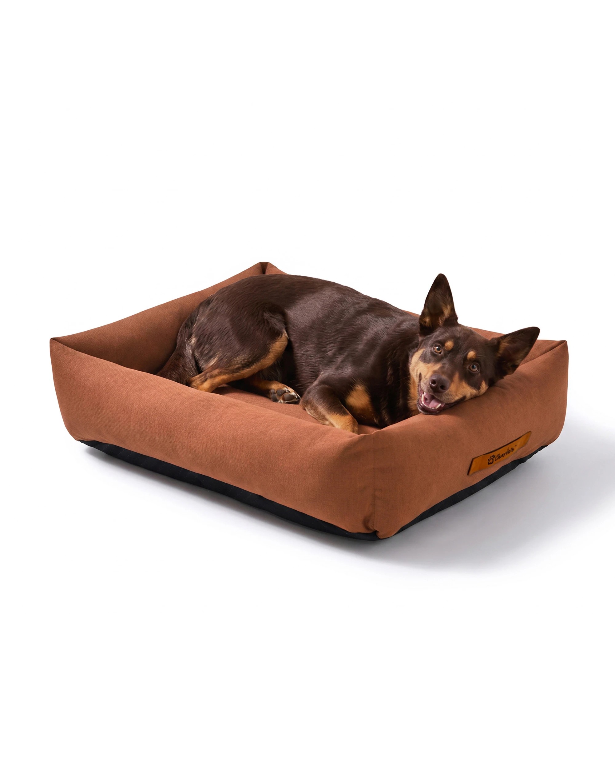 1 Charlie's Brooksy Woven Dog Bed Medium - Rust, 1 of 10