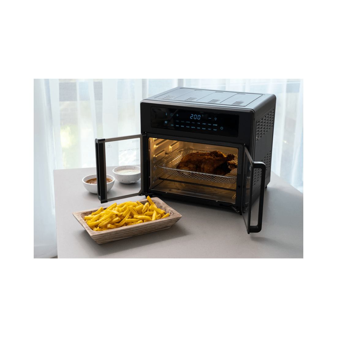 6 Healthy Choice 25L Air Fryer Convection Oven with 360 Cooking & French Doors, 6 of 6