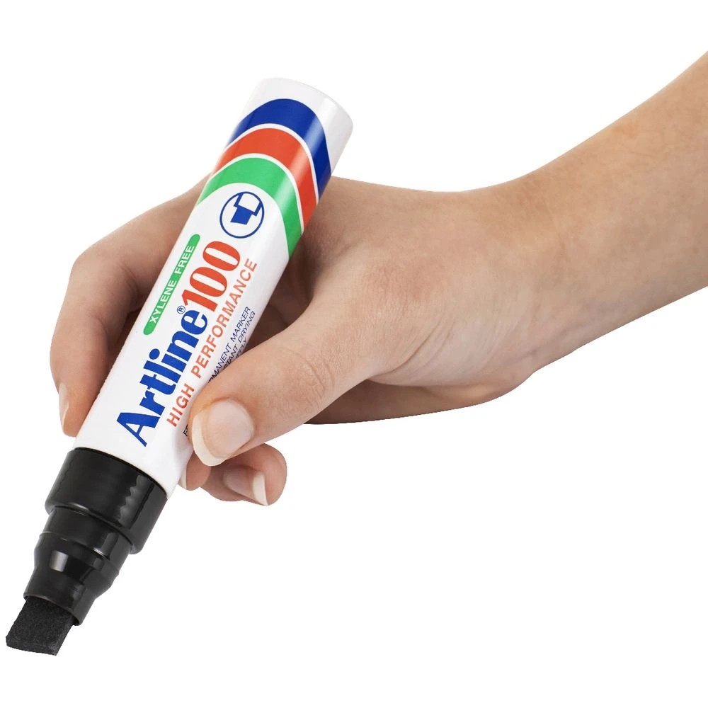 4 Artline 100 Jumbo Permanent Marker Black, 4 of 5