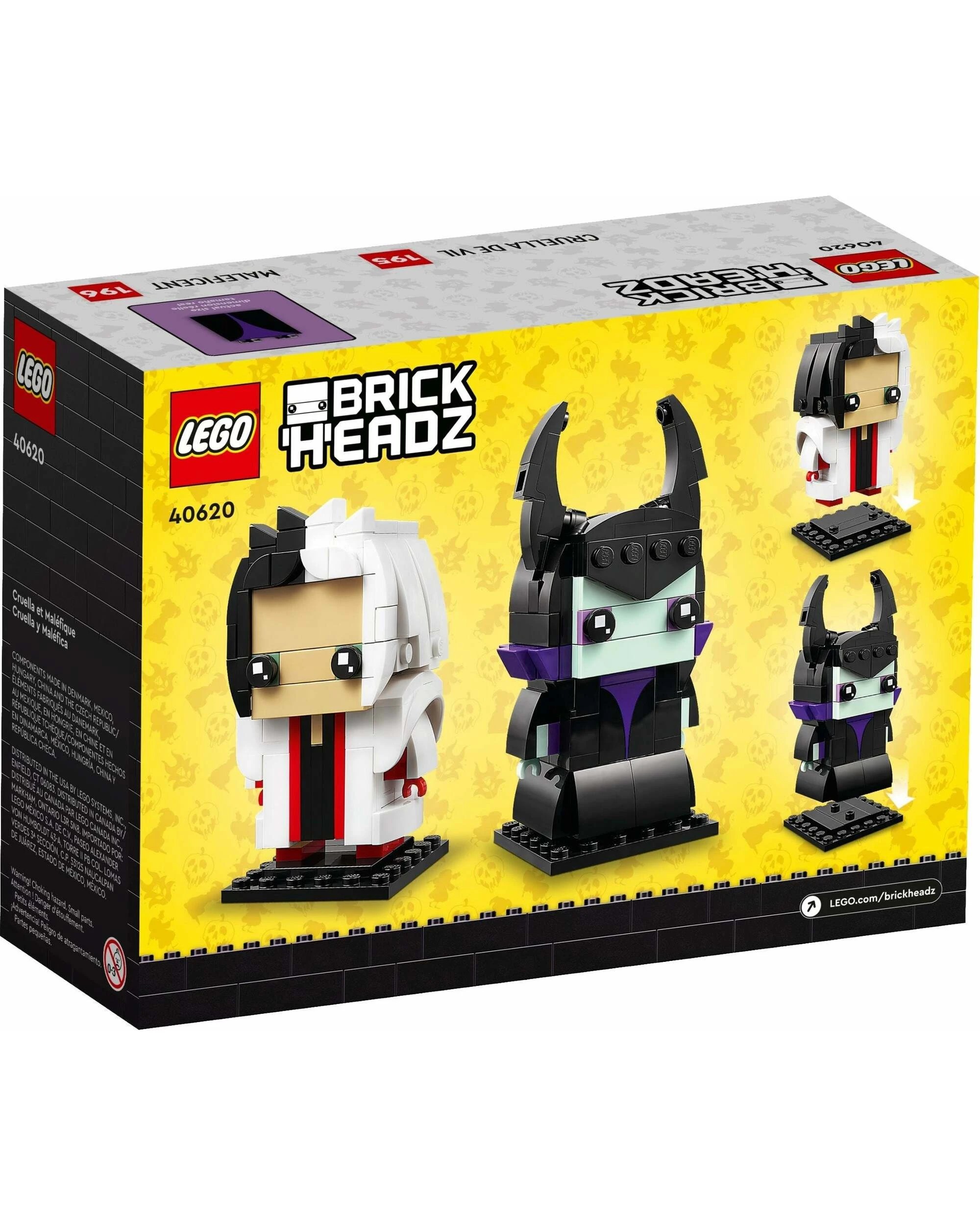 5 LEGO Brickheadz Series 40620 Cruella & Maleficent Disney, 5 of 5
