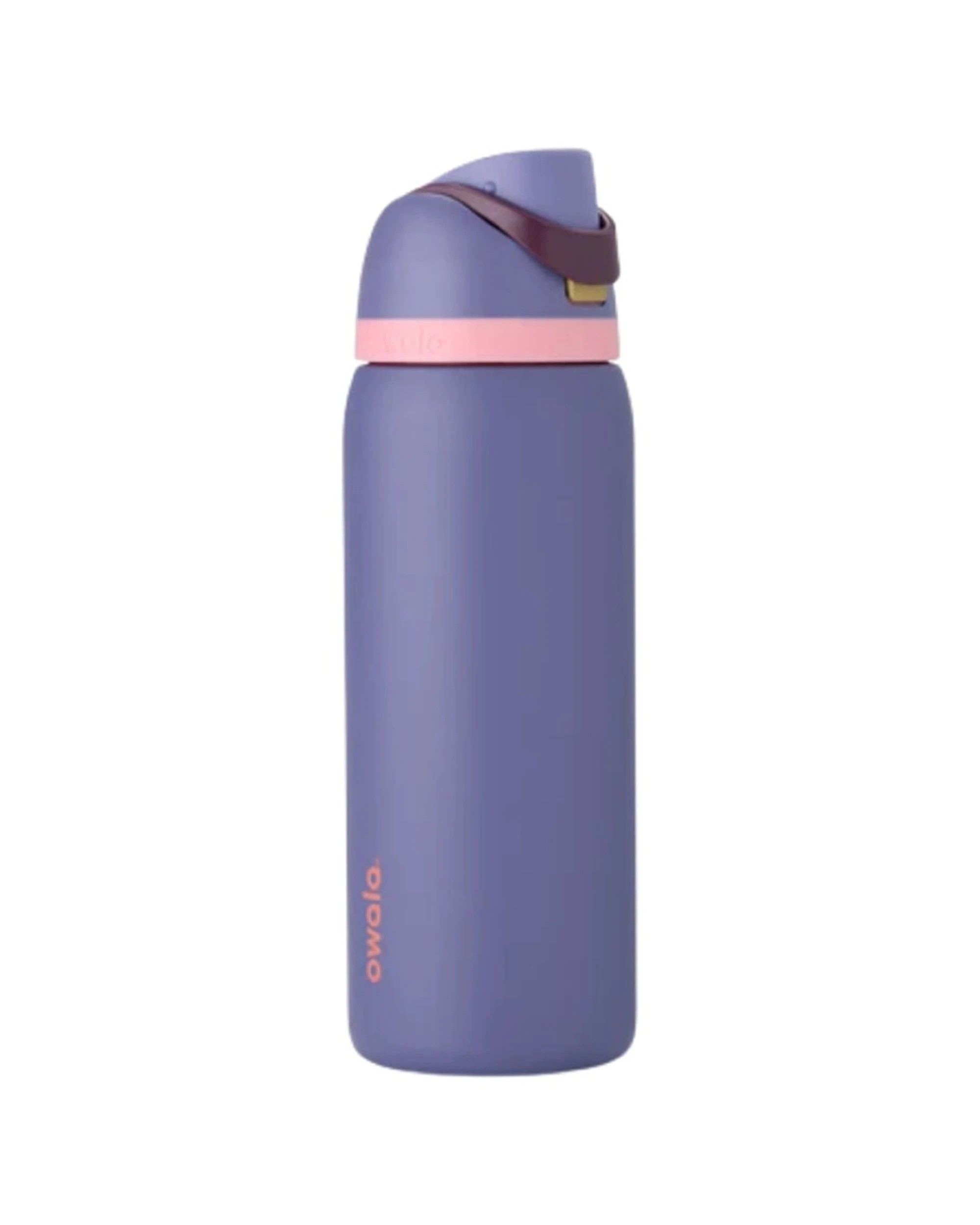 1 Owala FreeSip Stainless Steel Insulated 32oz Water Drink Bottle Jay - Purple, 1 of 5