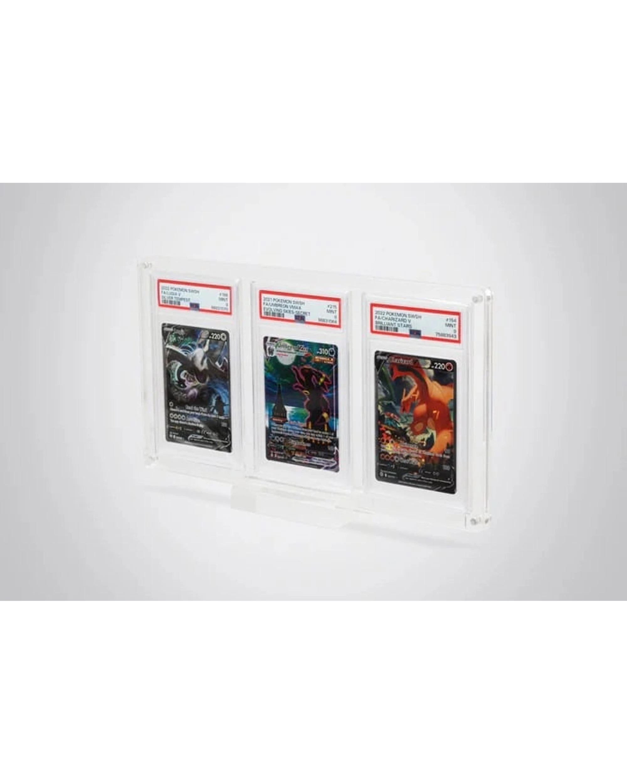 6 AcryShield Triple PSA Graded Card Acrylic Display Case with Stand, 6 of 7