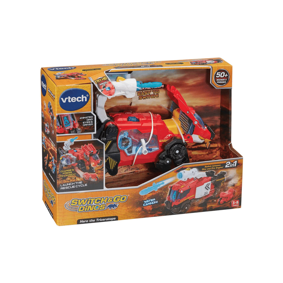 3 VTech Electronics VTech Switch and Go Dinos Hero the Triceratops, 3 of 10