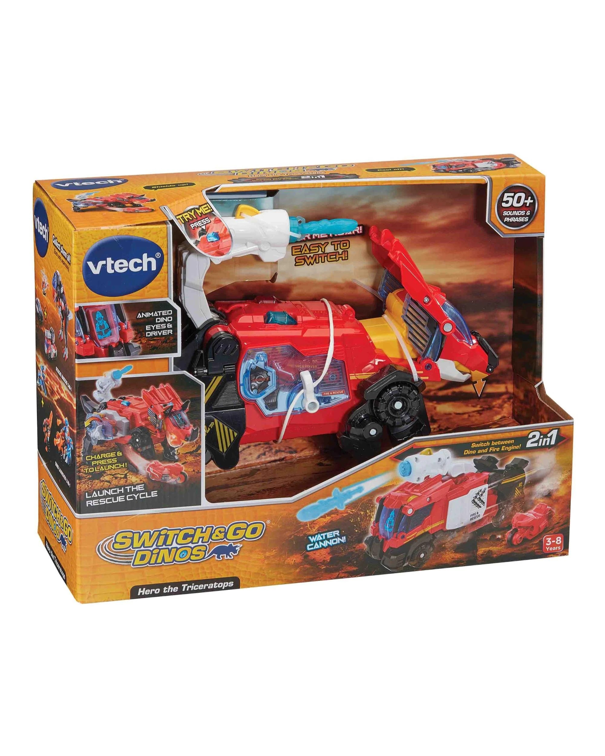 3 VTech Switch and Go Dinos Hero the Triceratops, 3 of 10