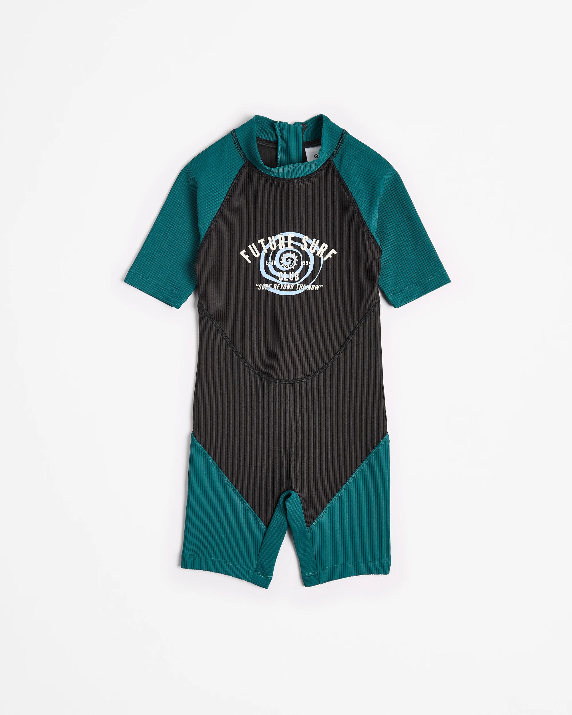 1 Target Swim One Piece BLACK + GREEN, 1 of 3