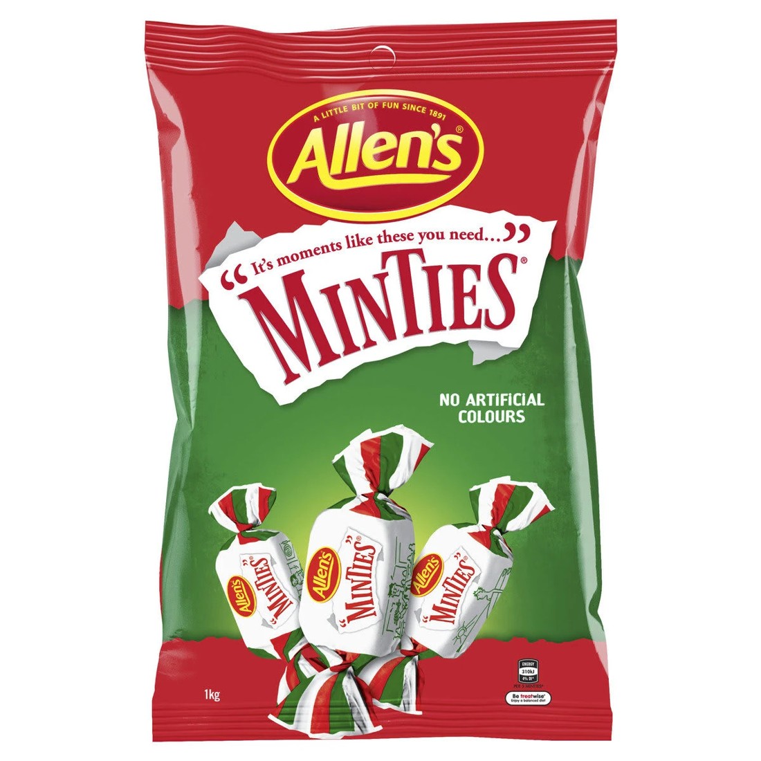 1 Nestle Allen's Minties 1kg, 1 of 1
