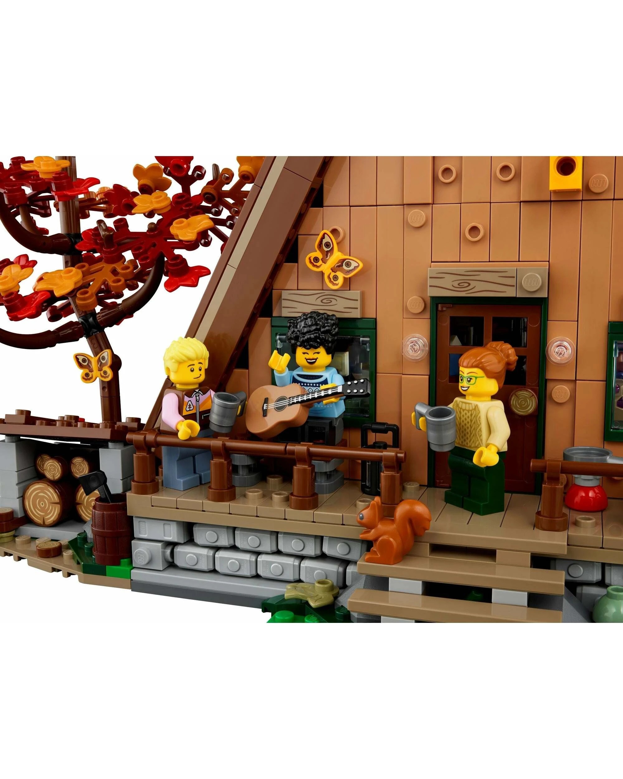 3 LEGO Ideas Series 21338 A-Frame Cabin, 3 of 5