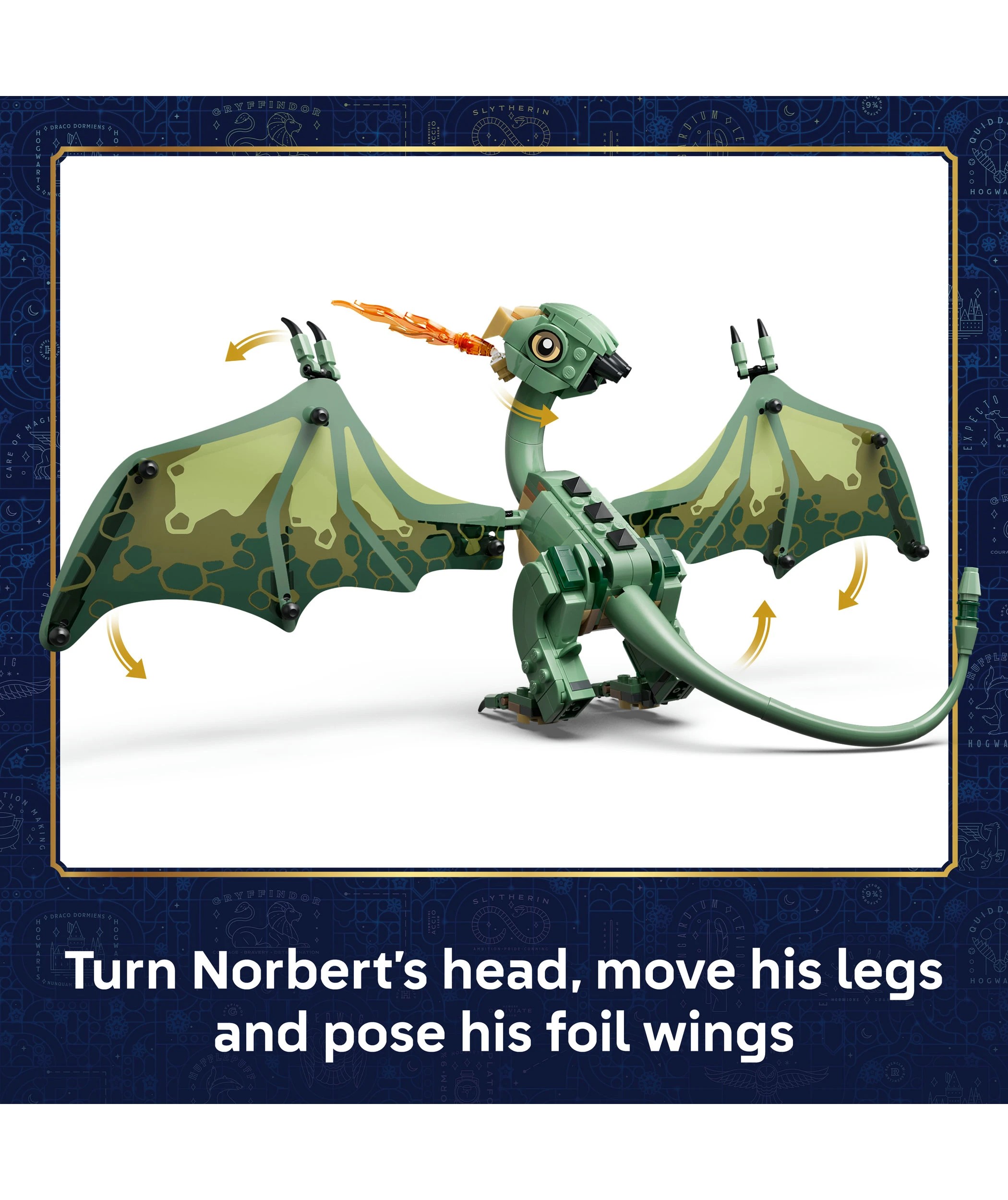 4 LEGO Harry Potter Norbert: Hagrid's Baby Dragon 76477, 4 of 10