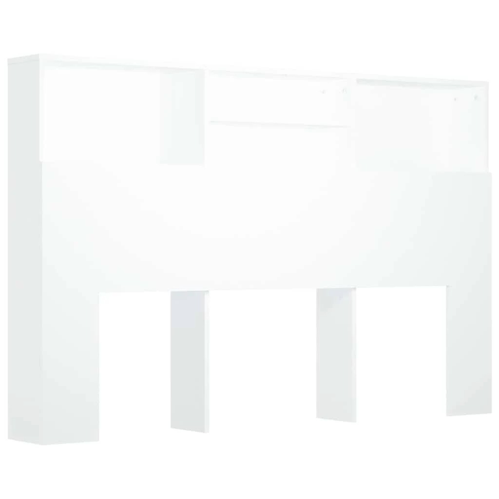 2 Vidaxl Headboard Cabinet - White, 2 of 8