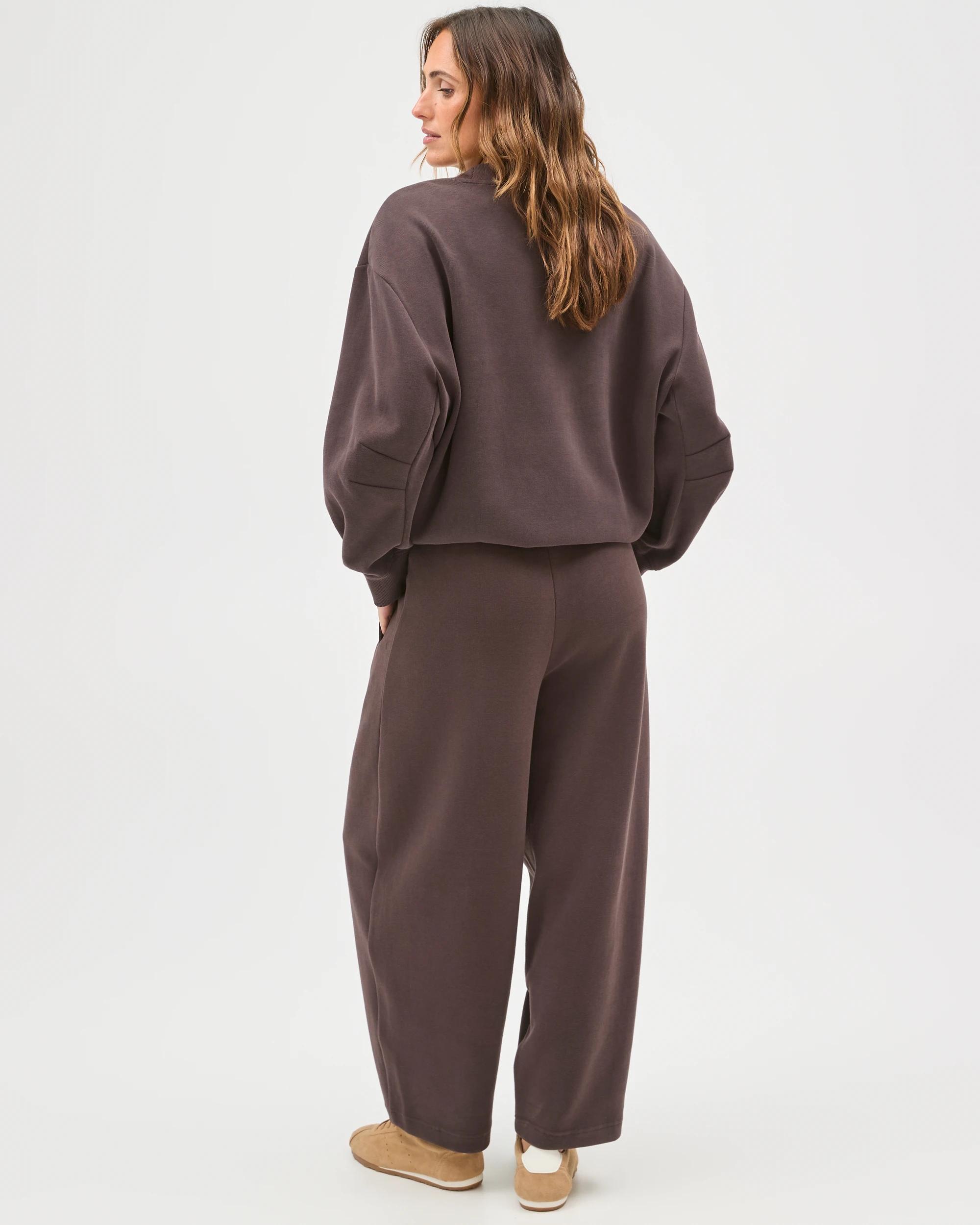 6 Target Active Australian Cotton Blend Sueded Rib Barrel Leg Pants COCOA, 6 of 7