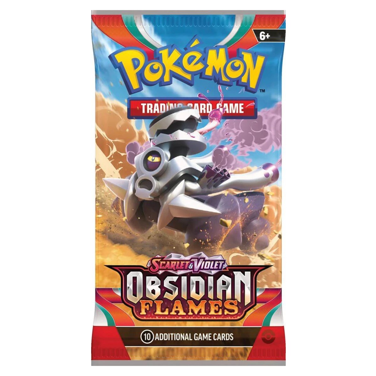 3 Pokemon Tcg Scarlet & Violet Obsidian Flames Single Booster Pack, 3 of 4