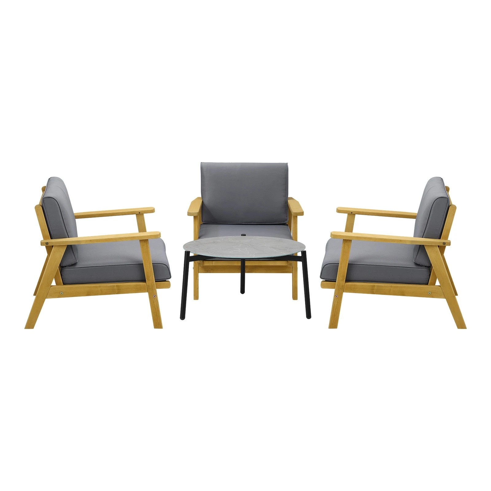 8 Livsip 4pcs Outdoor Lounge Set Patio Furniture Sets Coffee Side Table
 - Multi, 8 of 10