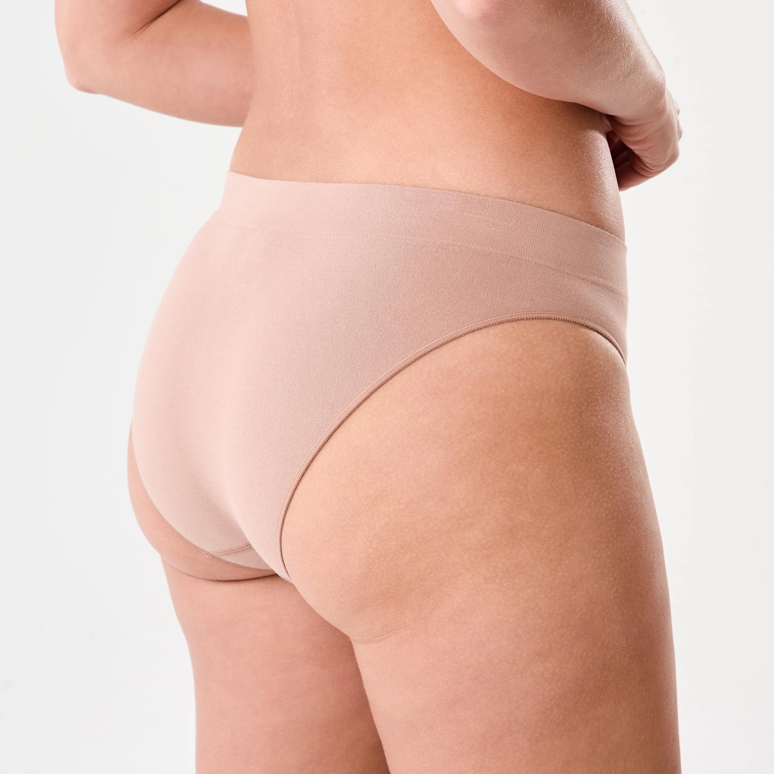 7 3 Pack Seamfree Cotton Bikini Briefs BALLERINA, SACHET PINK, SOFT CLAY, 7 of 8