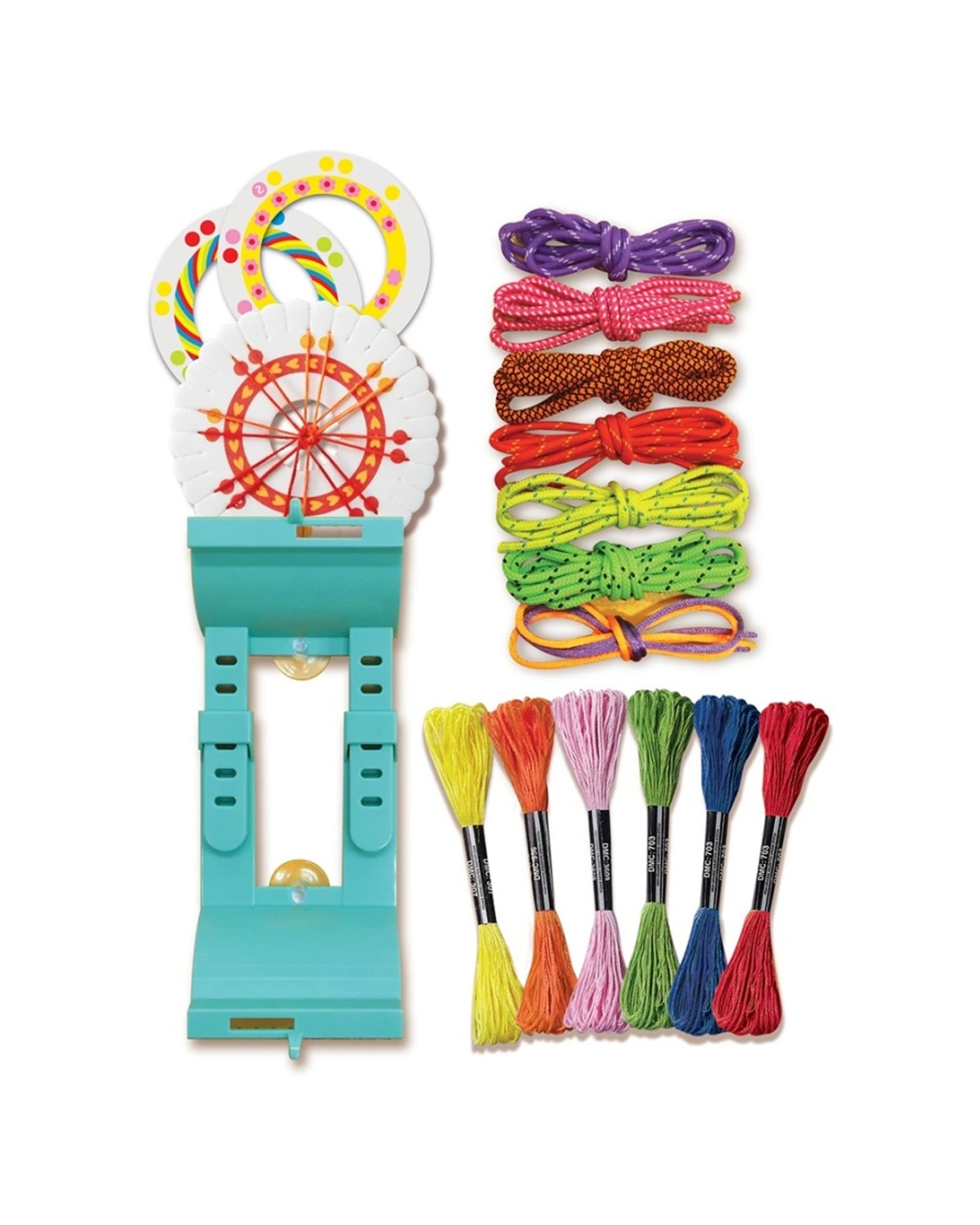 2 4M KidzMaker Make Your Own DIY Friendship Bracelets Kids Art Craft Activity - Multi, 2 of 3