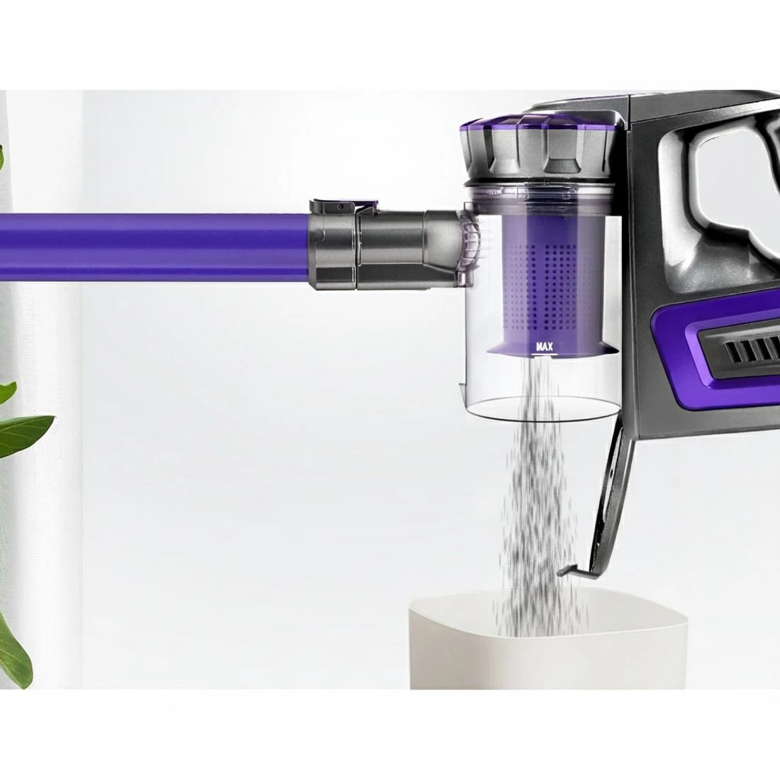 4 Devanti Stick Vacuum Cleaner Cordless HEPA Filter Purple - Purple, 4 of 5