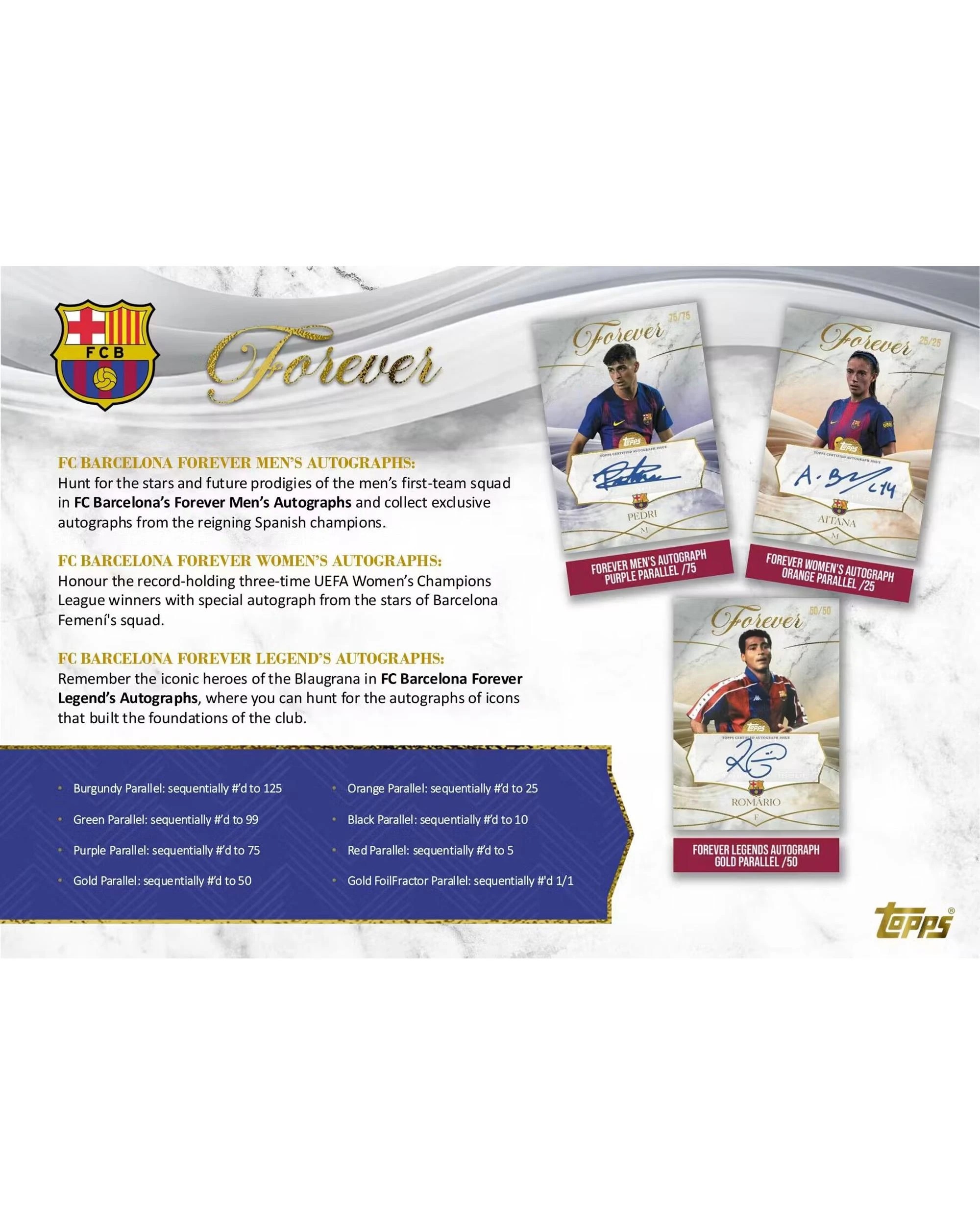 3 Topps 2025/2026 FC Barcelona Forever Soccer Hobby Box, 3 of 5
