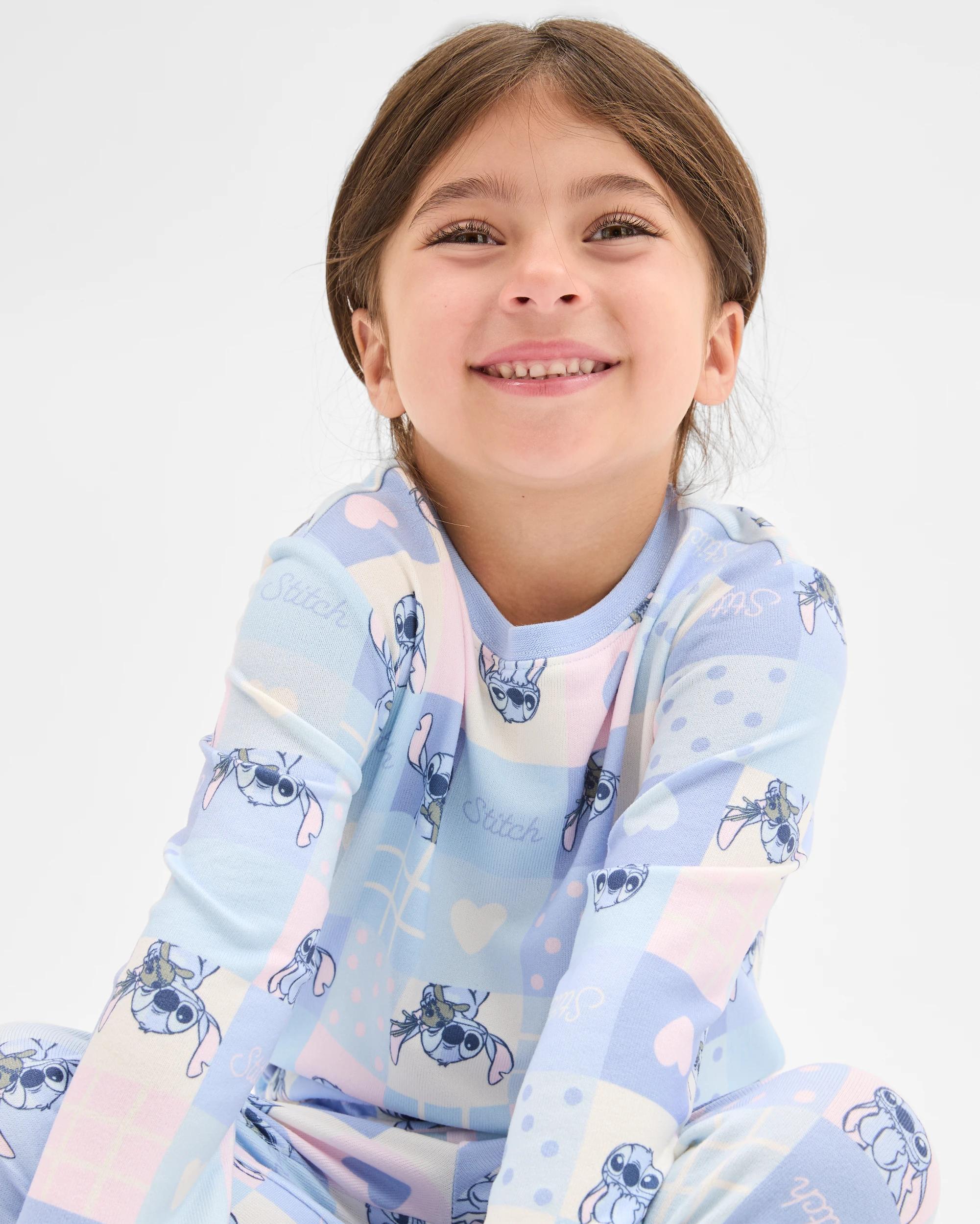 2 Disney Lilo & Stitch Gift Pack Younger Girls Hacci Knit Pyjama Set LILO & STITCH, 2 of 8