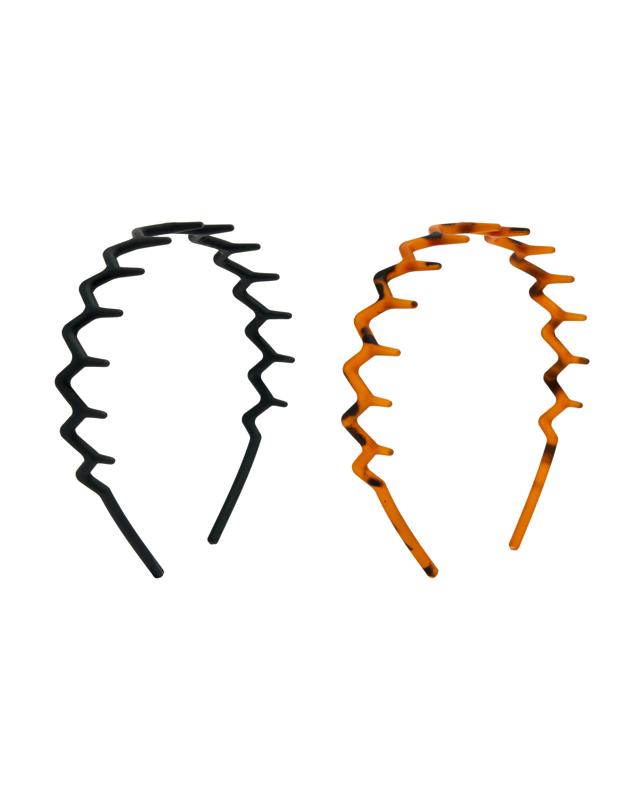 OXX Haircare 2 Pack Twist Headband - Black and 