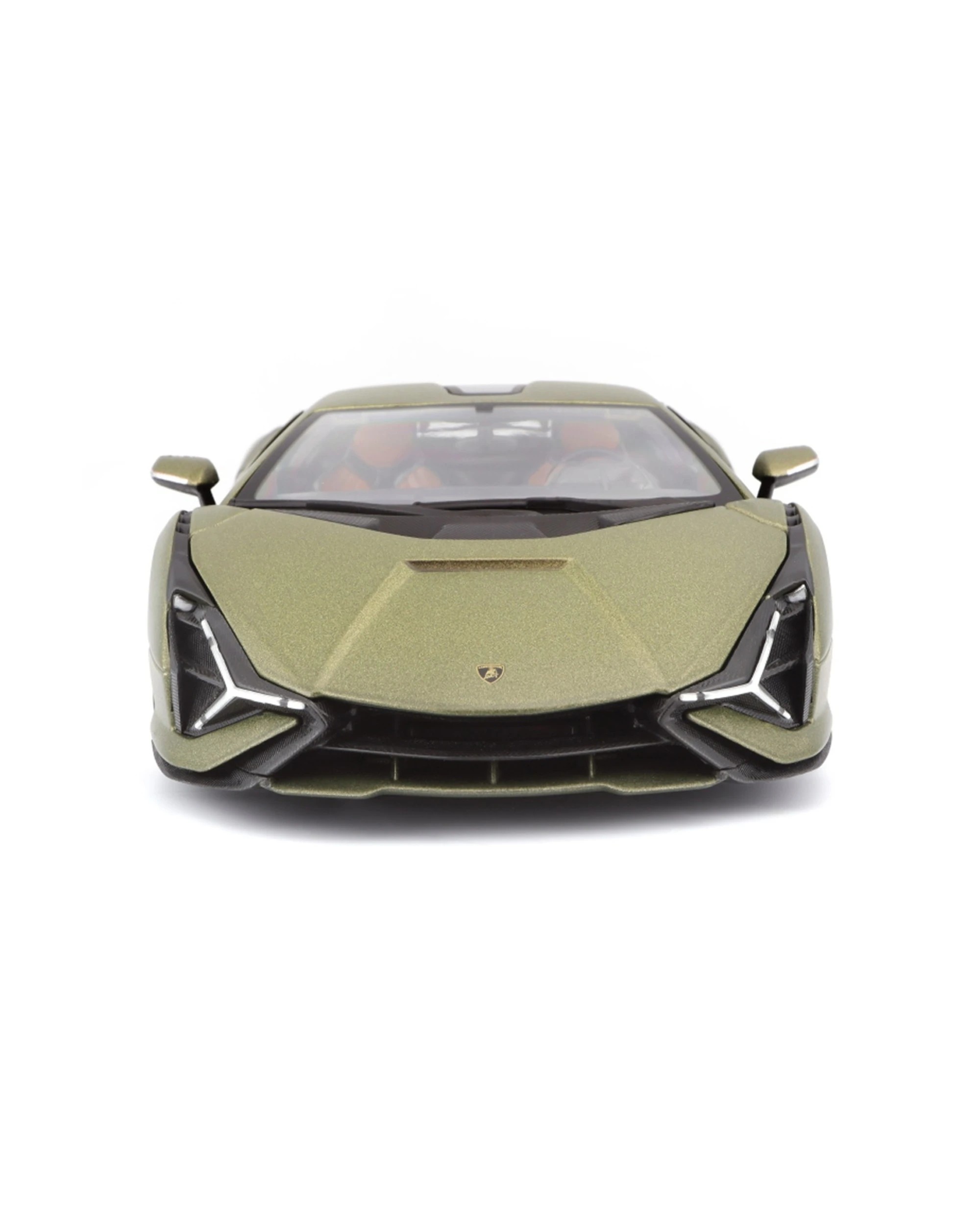 5 Bburago 2019 Lamborghini Sian FKP 37 Model Car Toy - Green, 5 of 8
