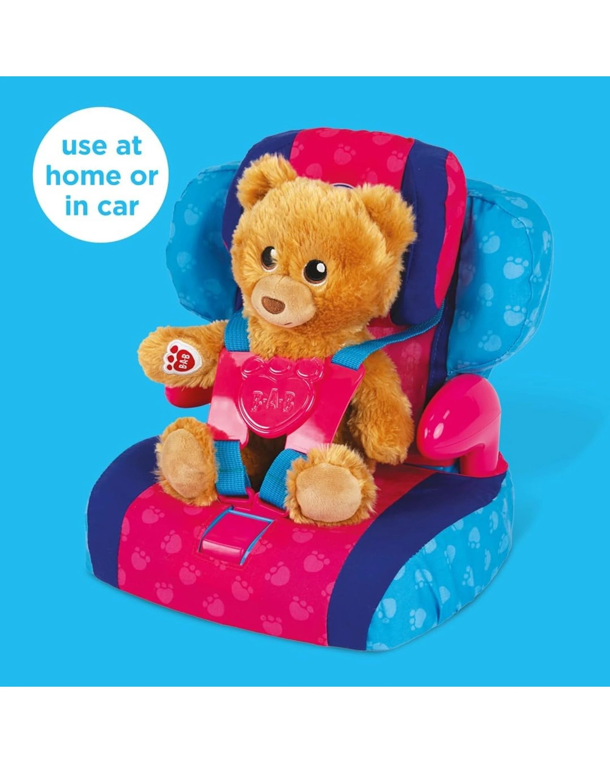 4 Casdon Build-A-Bear Workshop Furry Friend Car Booster Seat, 4 of 6