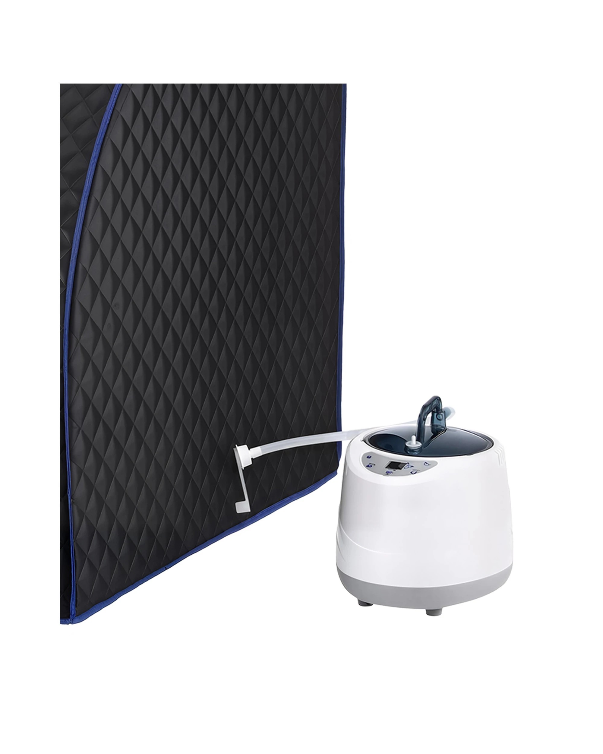 5 Devanti Portable Steam Sauna Tent 1000W 2L Steamer Pot Personal Home SPA - Grey, 5 of 5