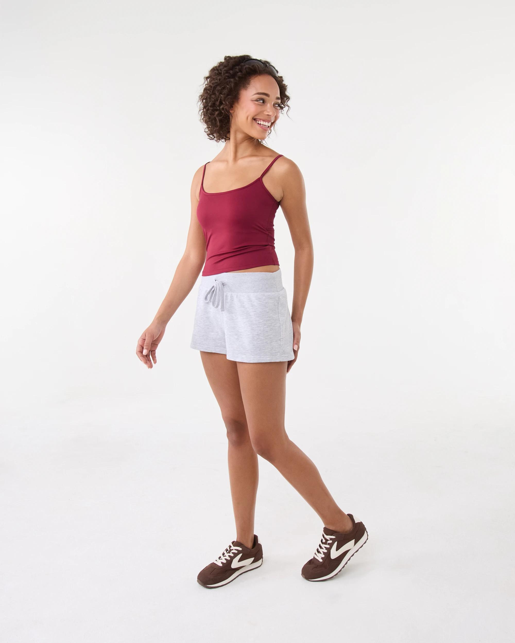 3 Contour Shelf Cami Rhubarb, 3 of 7