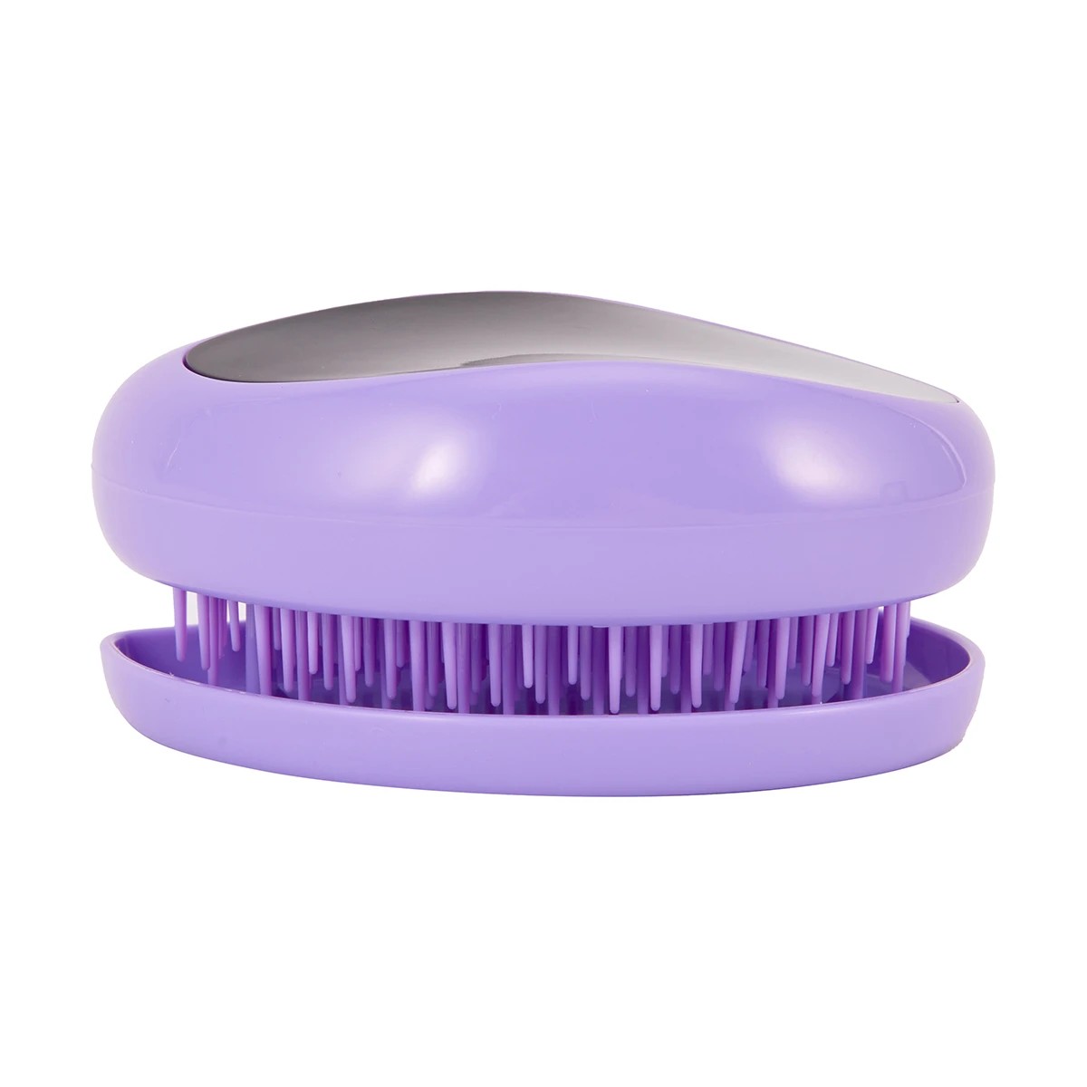 1 OXX Haircare Folding Detangle Brush - Purple and Black, 1 of 4