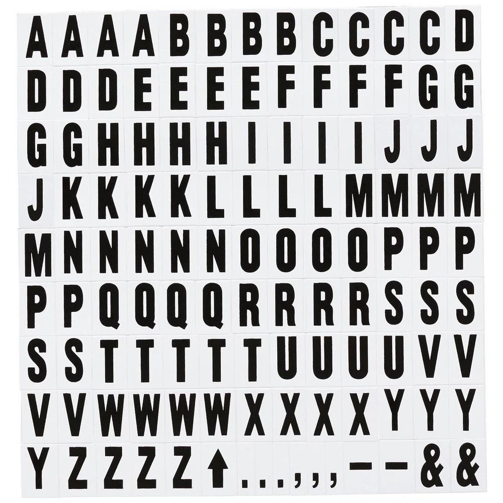 1 J.Burrows Magnetic Letters 19mm 120 Pack, 1 of 1