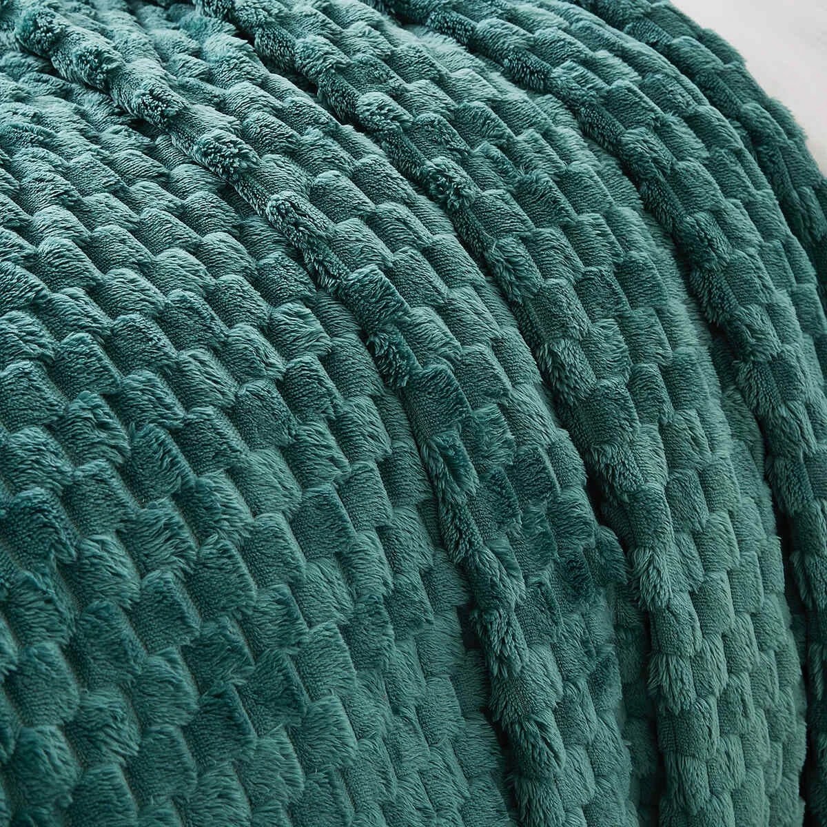 4 Soft Jacquard Blanket - Double/Queen Bed, Cypress, 4 of 6