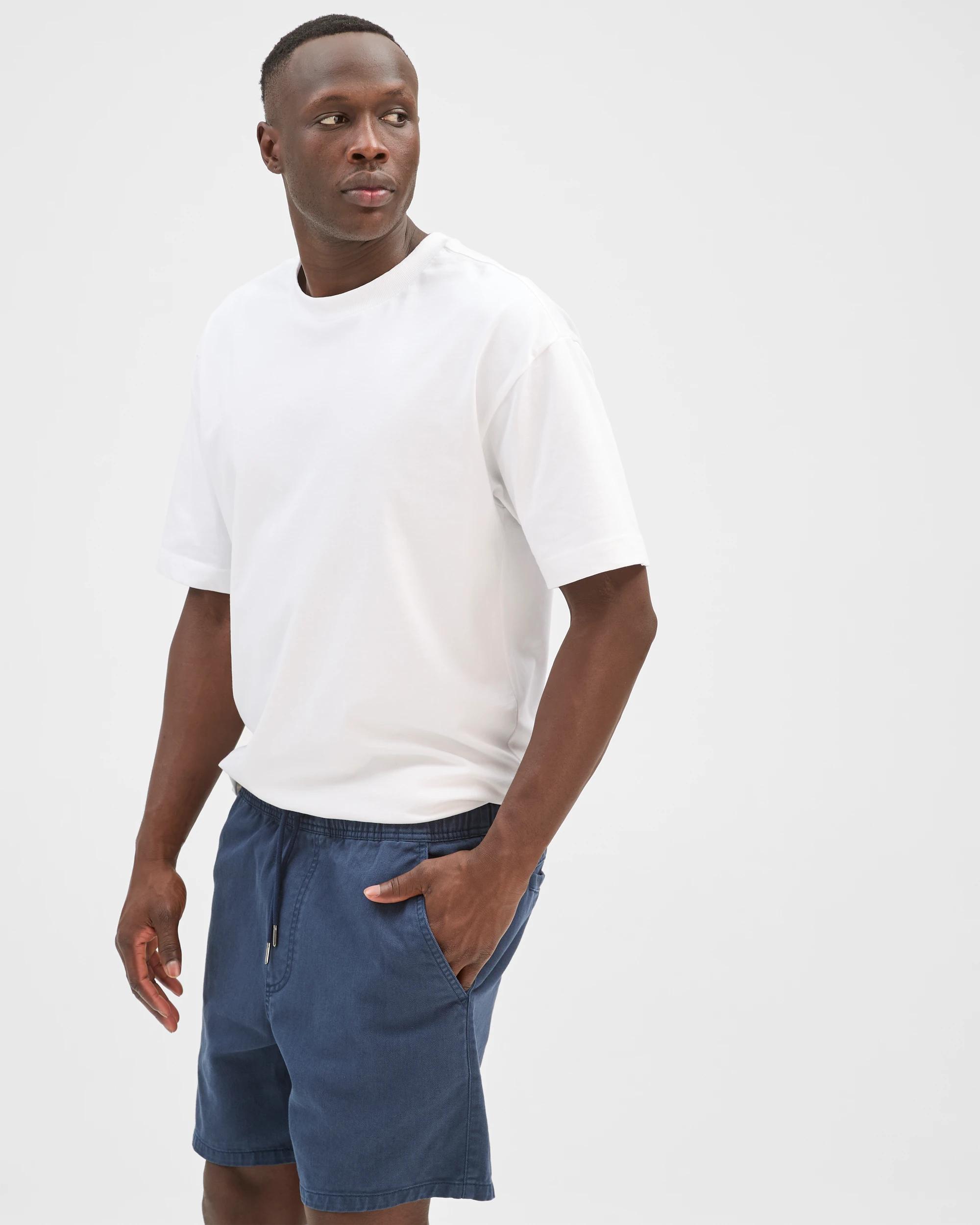 3 Commons Australian Cotton Twill Volley Shorts OMBRE BLUE, 3 of 6