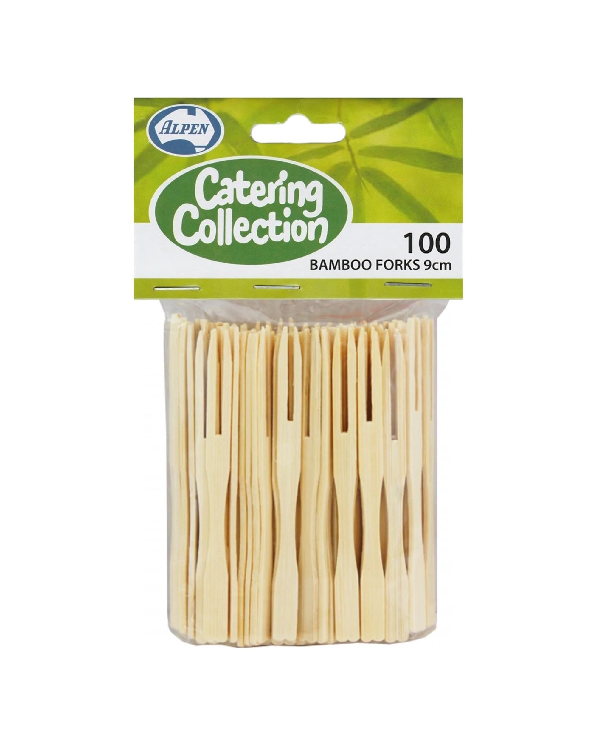 1 Alpen Bamboo Cocktail Forks Pack of 100, 1 of 1