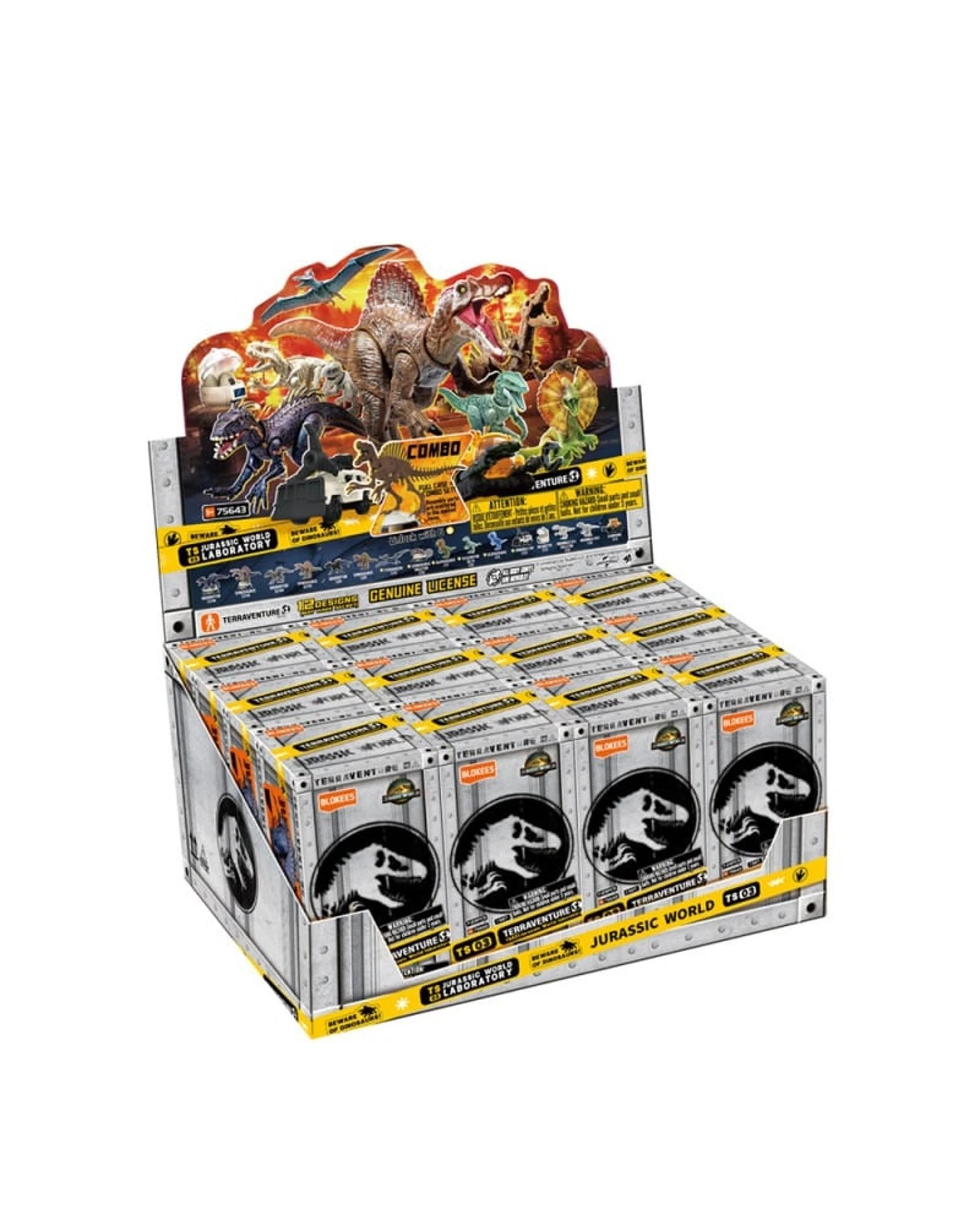 1 Blokees Jurassic World Terraventure 03 Model Kit Blind Box - Display of 12, 1 of 9