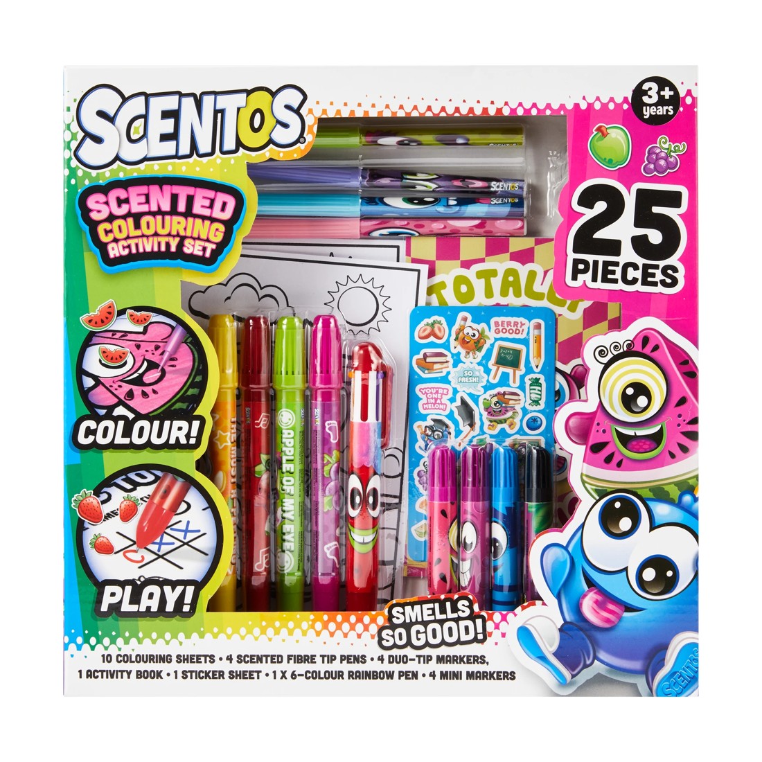 1 25 Piece Scentos Scented Colouring Activity Set, 1 of 3