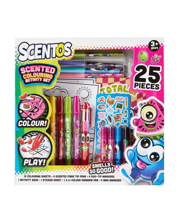 25 Piece Scentos Scented Colouring Activity Set