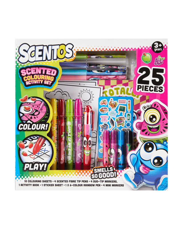 25 Piece Scentos Scented Colouring Activity
