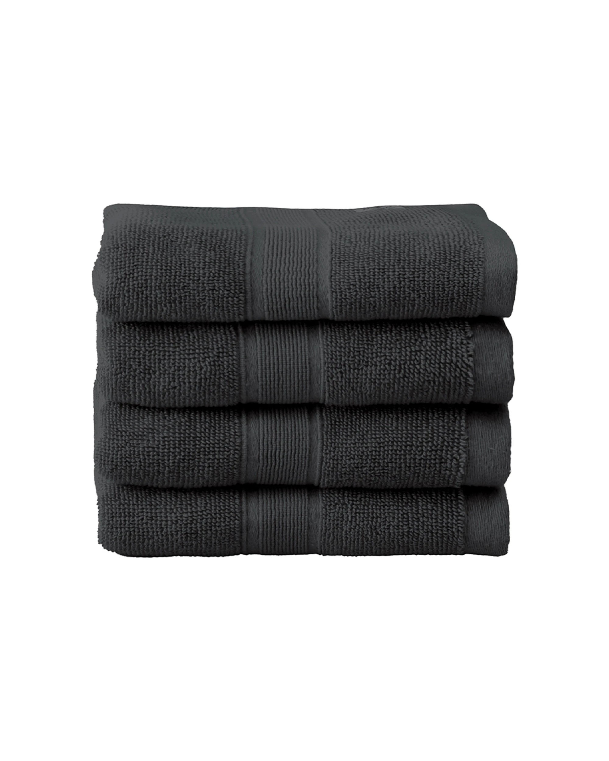 2 Onkaparinga Ultimate Alanya Hand Towel 550Gsm Castlerock 4PK - Grey, 2 of 3