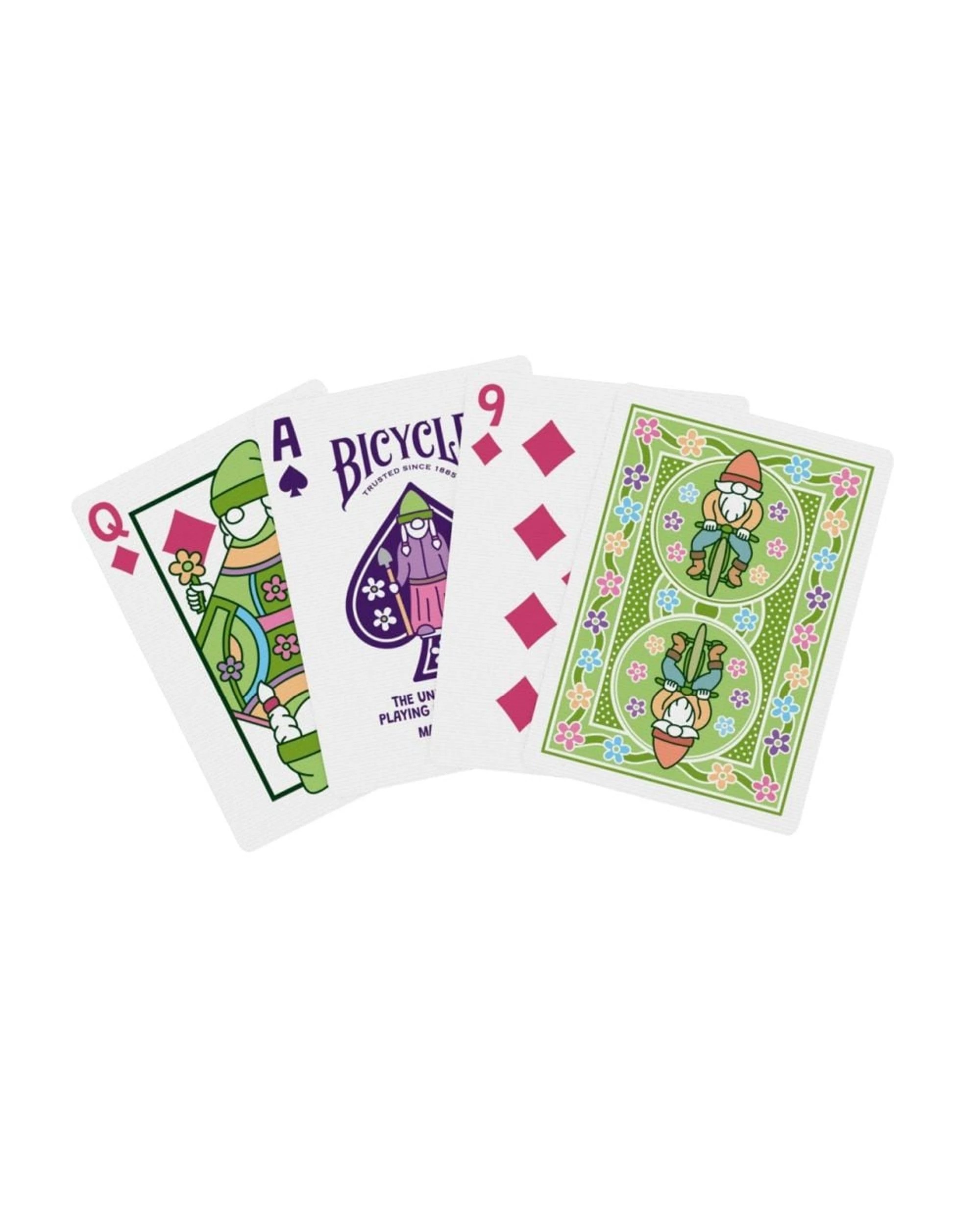 3 Bicycle Garden Gnome Playing Cards, 3 of 10