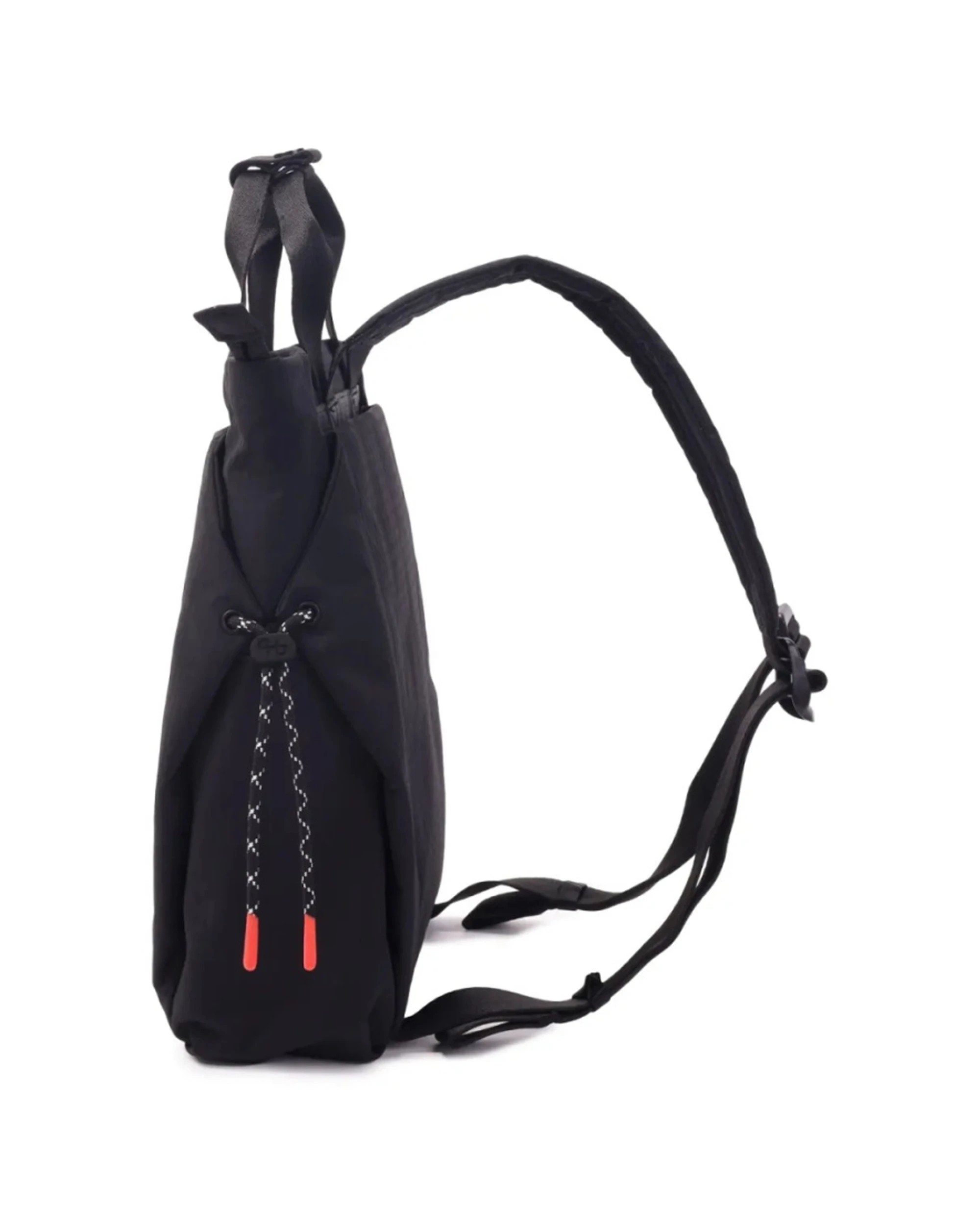 4 Hedren Norio Unisex Small Backpack Padded Tablet Sleeve 6.9L Polyester Material - Black, 4 of 6
