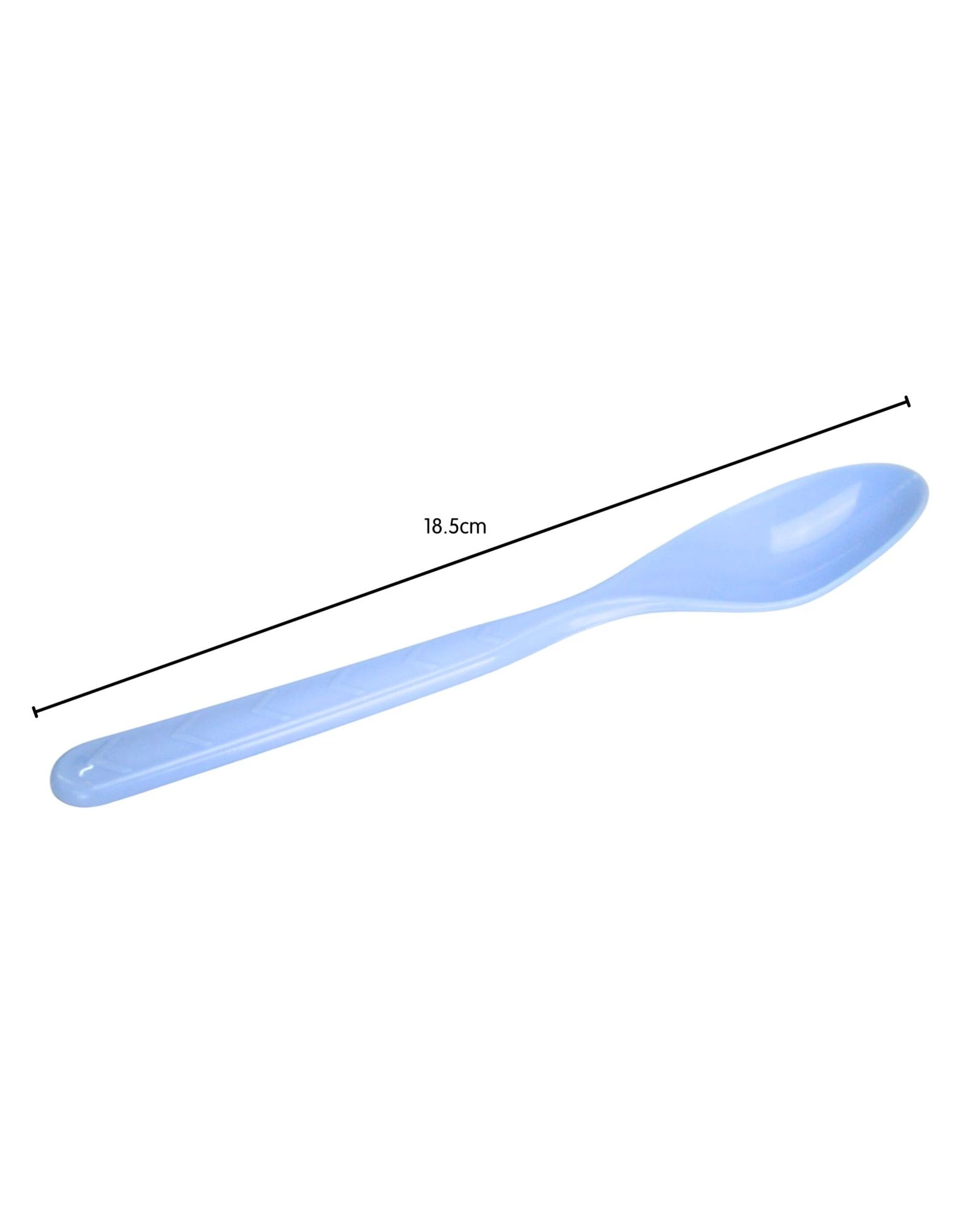 2 Party Maker Baby Reusable Plastic Spoons Pack of 18 - Blue, 2 of 4