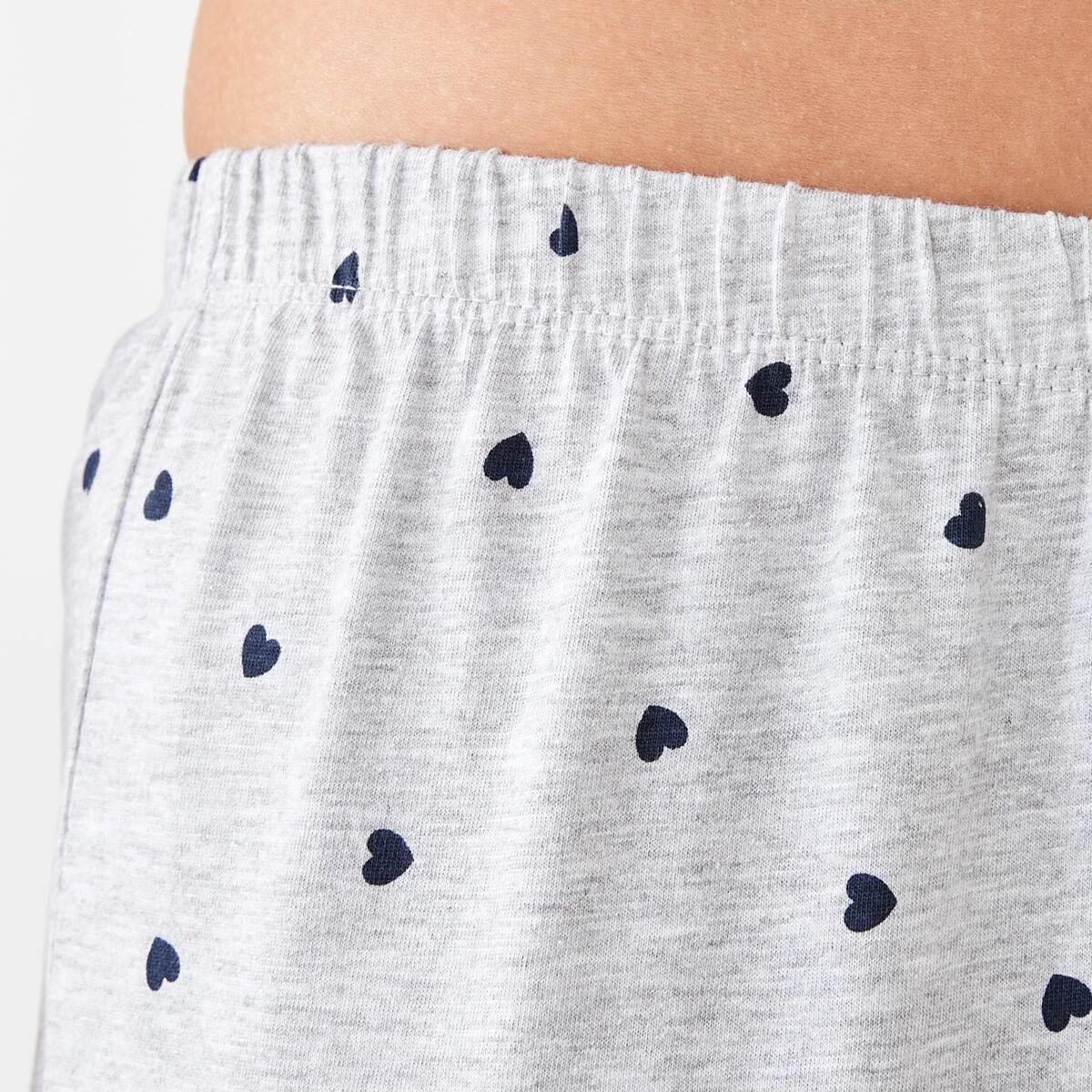 4 Printed Knit Pants Nvy Heart, 4 of 4