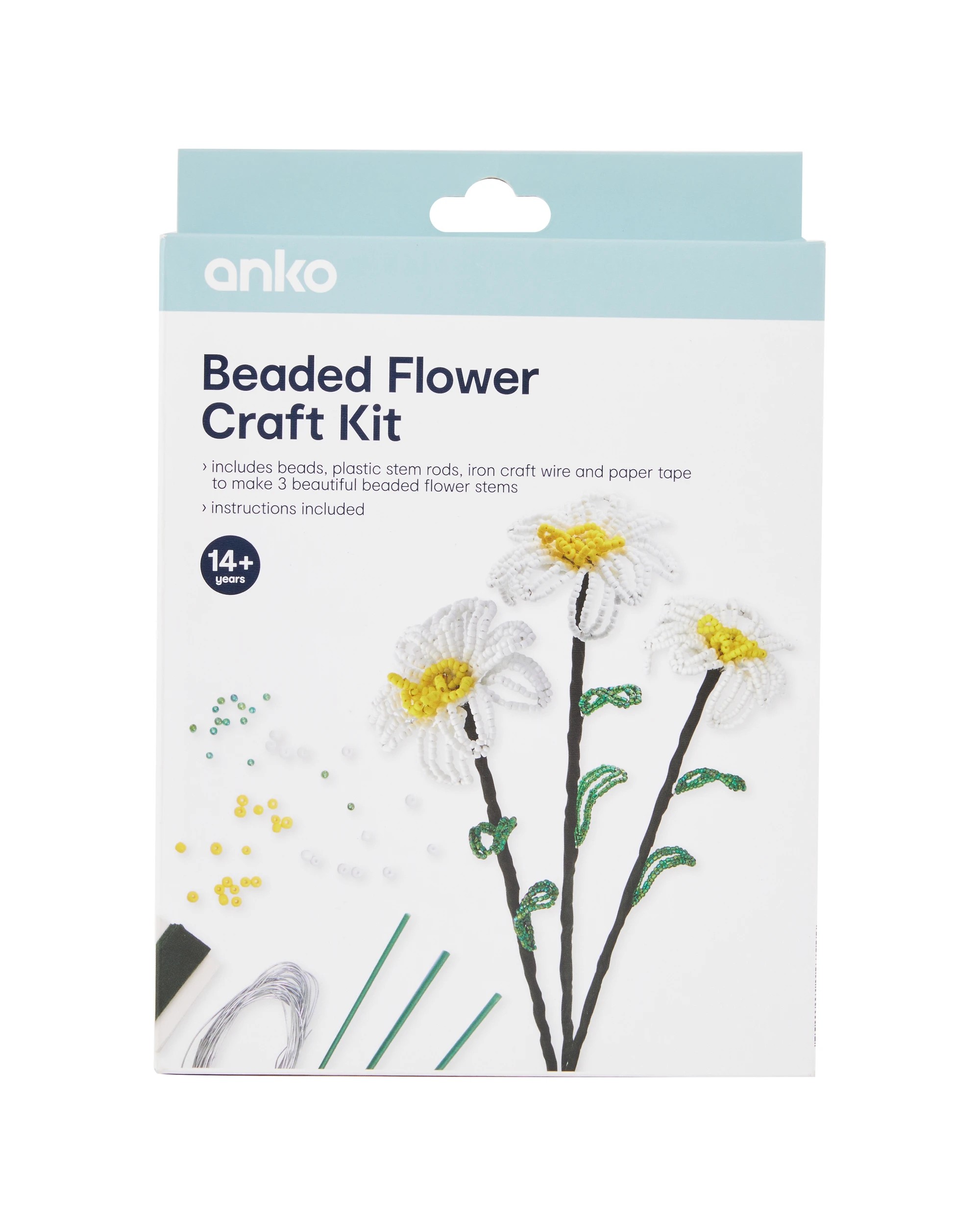 1 Beaded Flower Craft Kit, 1 of 3