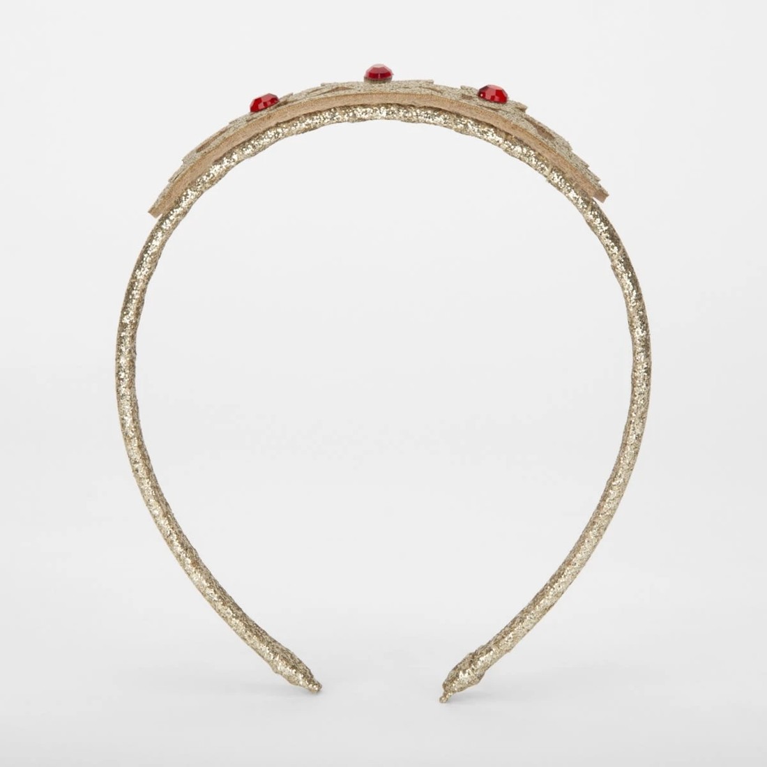 2 Tiara Headband - Gold Look and Red, 2 of 4