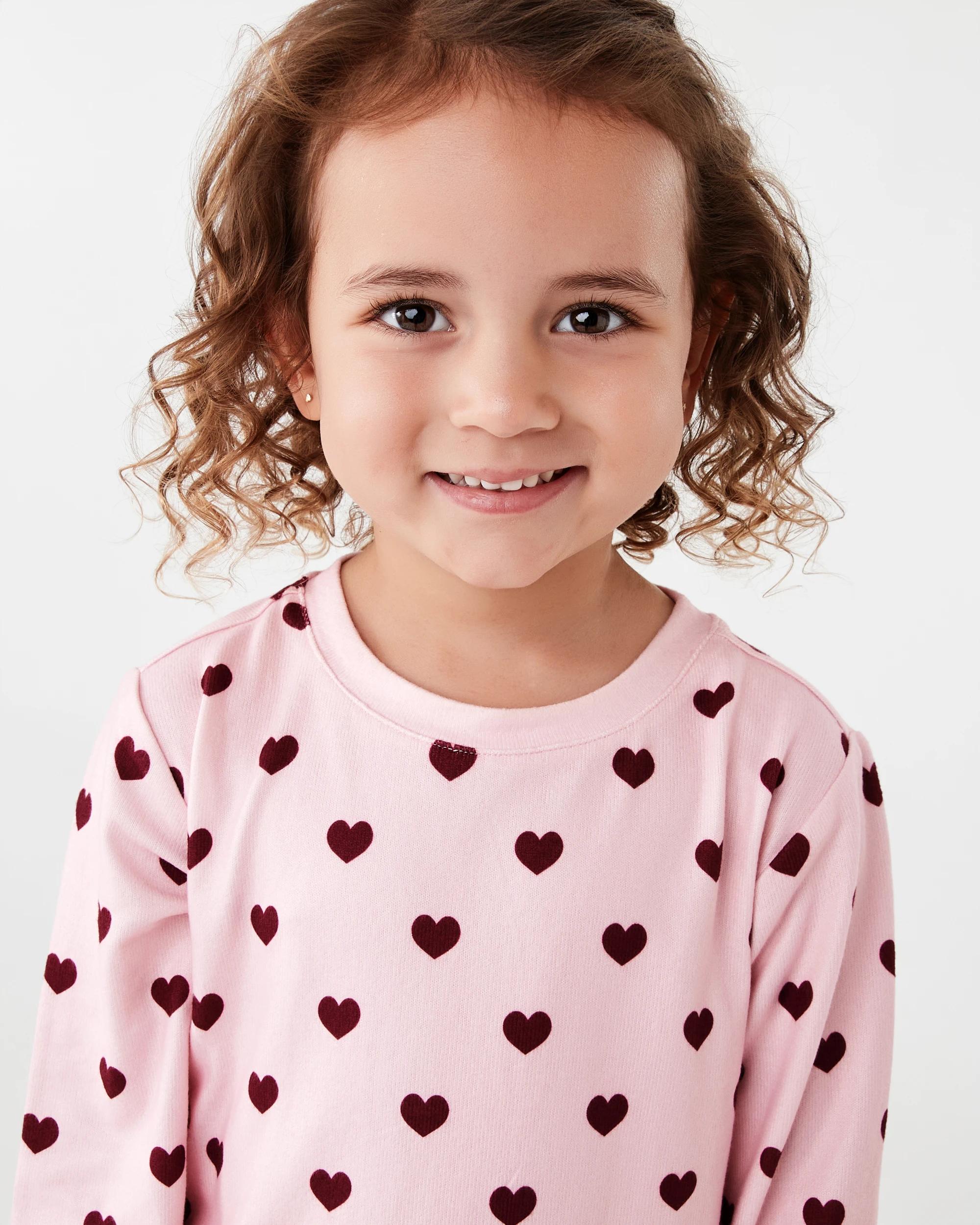 3 Hacci Pyjama Set Pnk Heart, 3 of 5