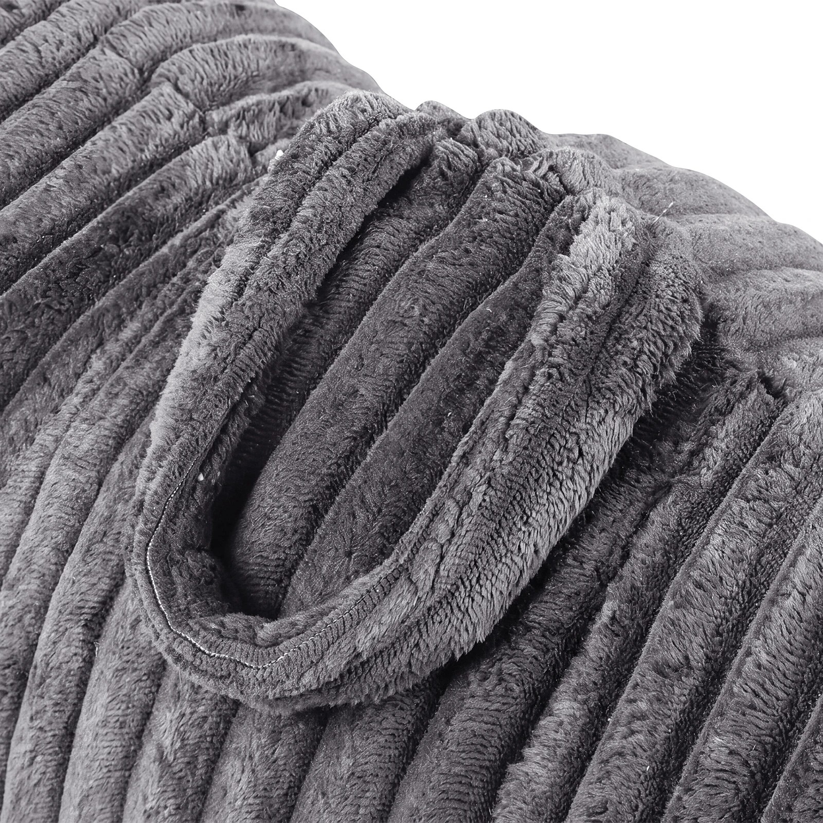 6 Advwin Bean Bag Chair Sofa w/ Armrests & Handle Cloud Shaped Corduroy Lazy Floor Sofa - Grey, 6 of 7